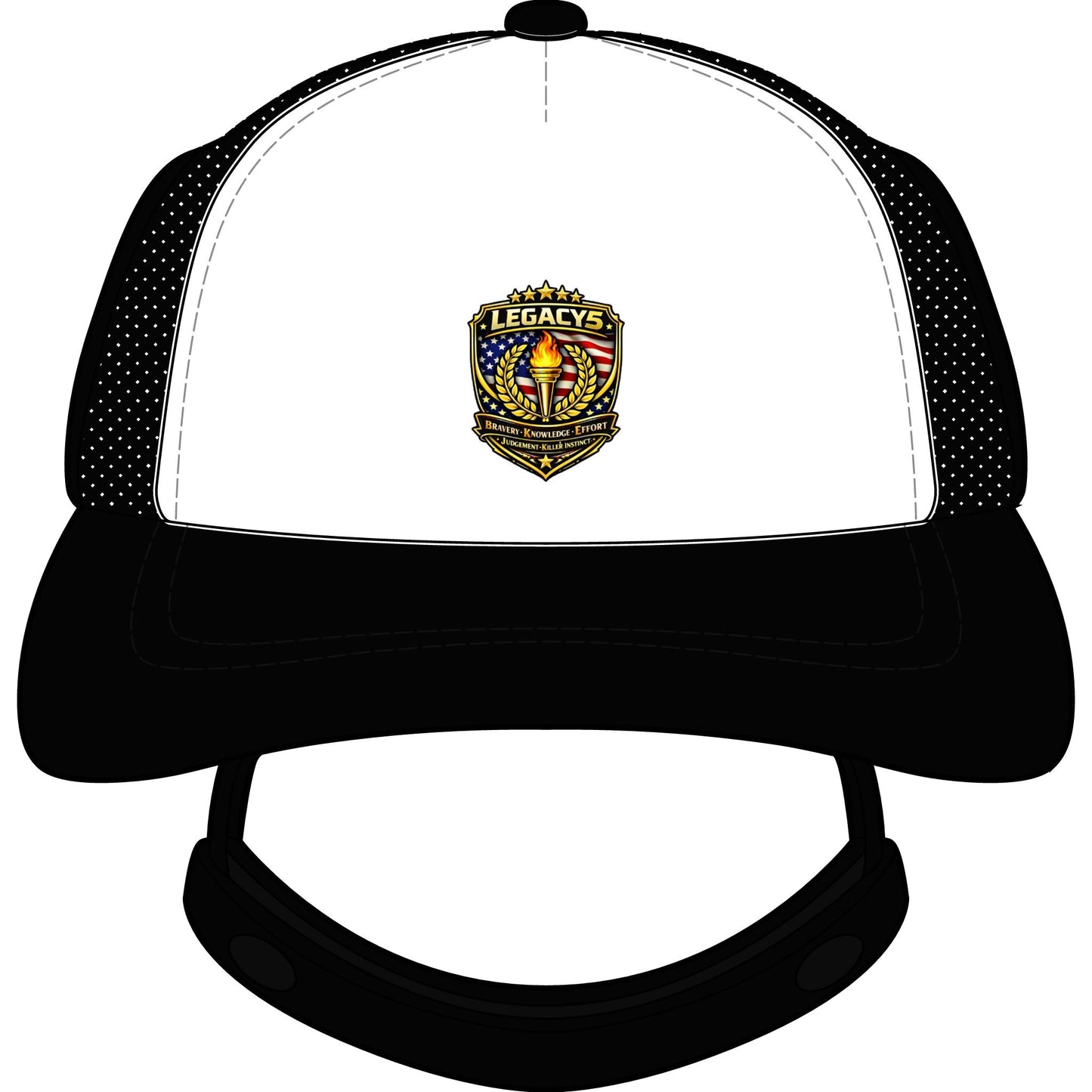 Legacy 5 Brand Crest Dog Foam Trucker Hat