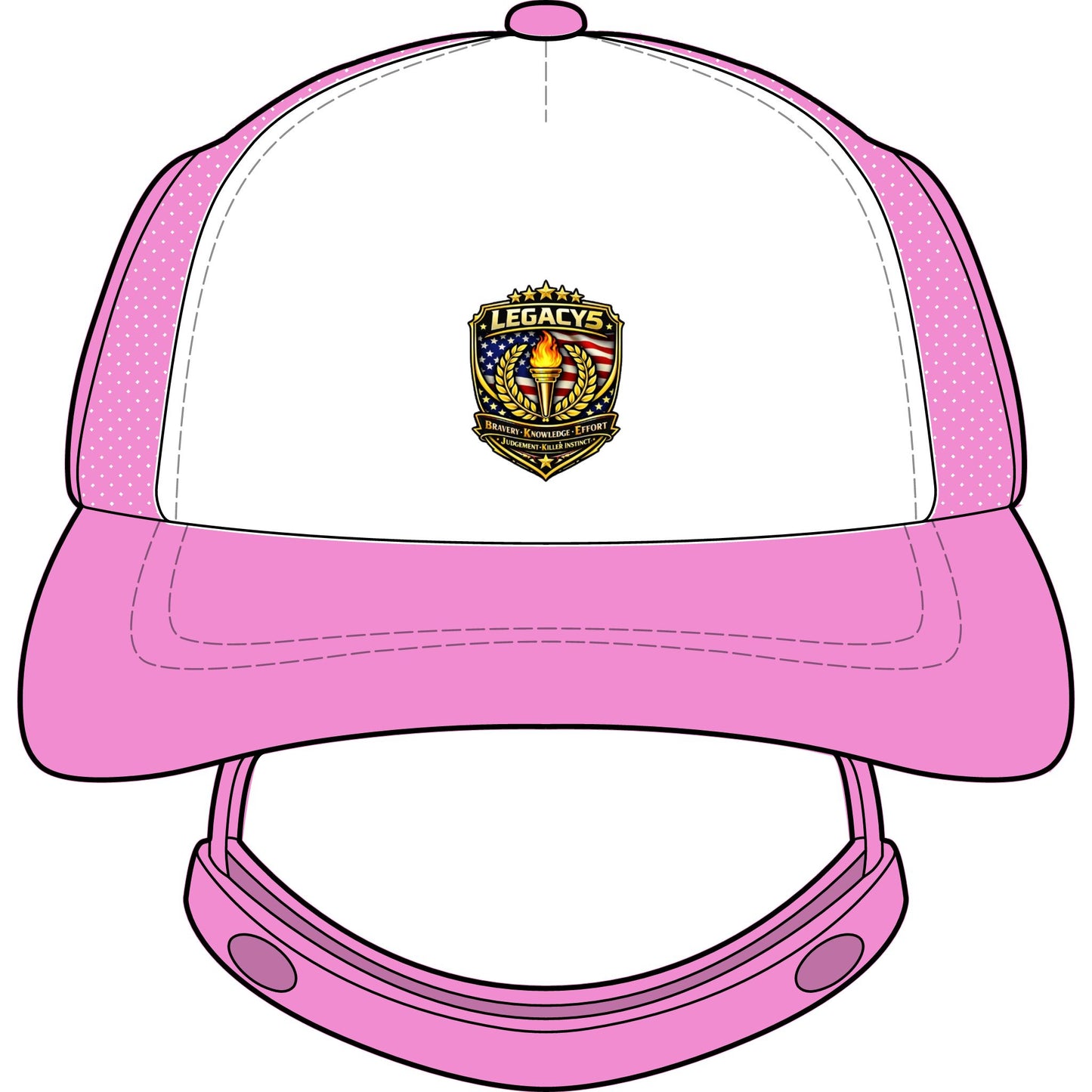 Legacy 5 Brand Crest Dog Foam Trucker Hat