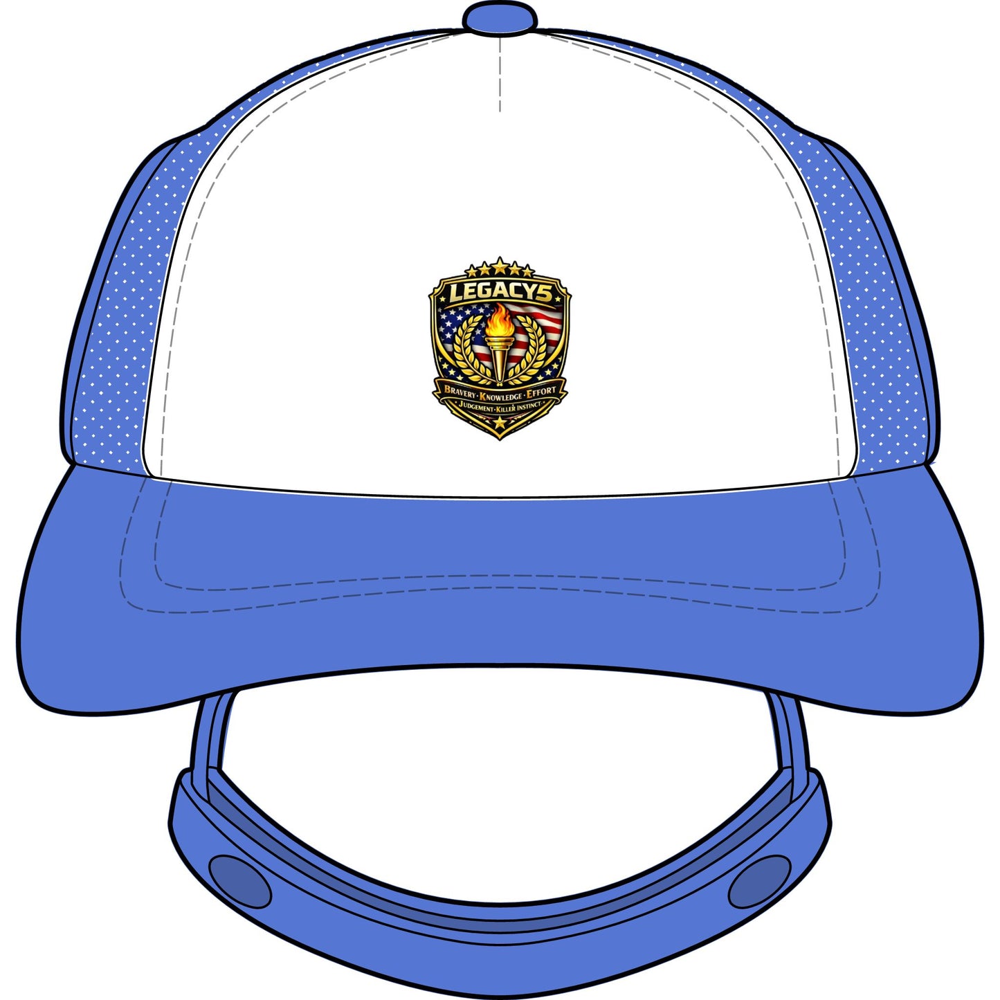 Legacy 5 Brand Crest Dog Foam Trucker Hat