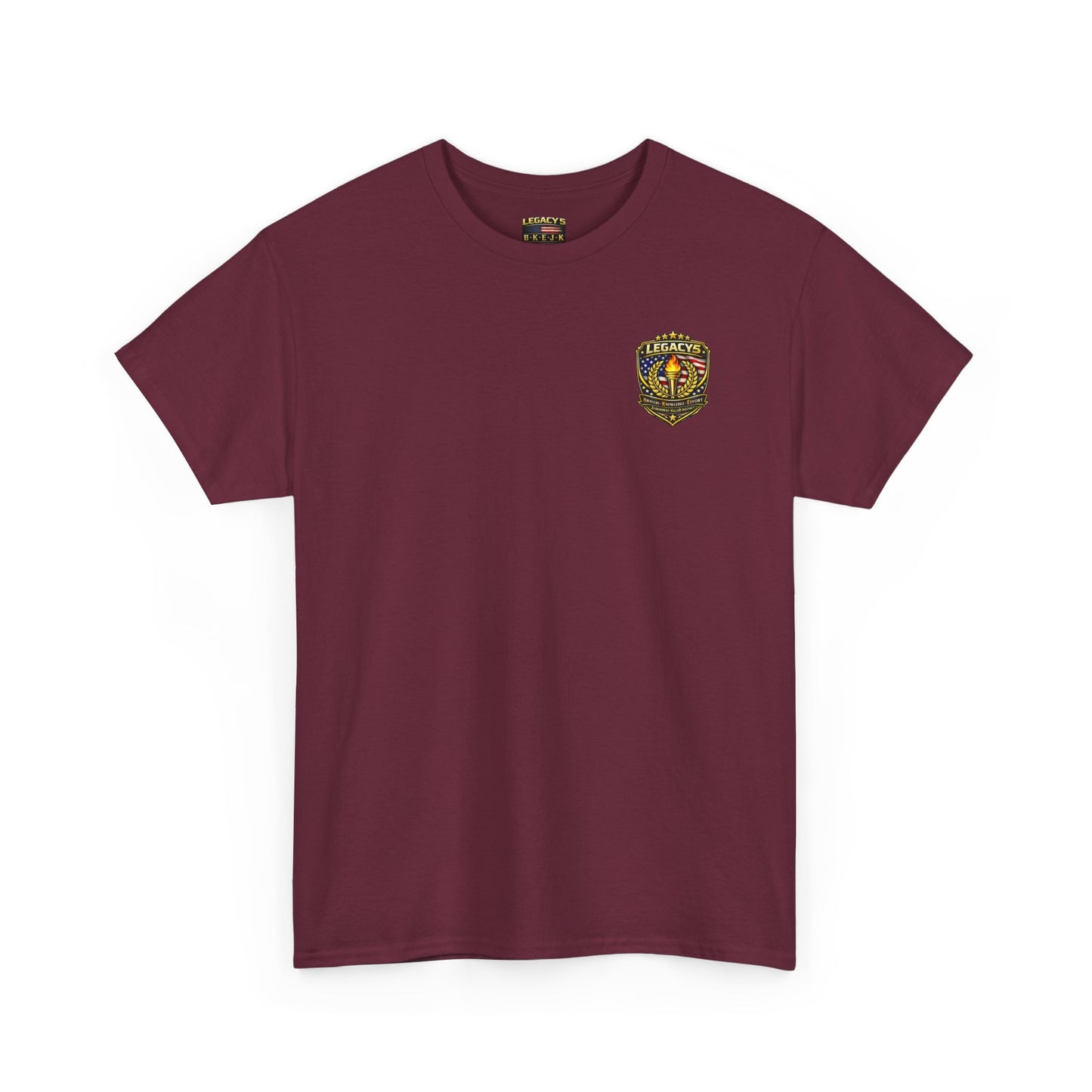 Patriotic 'Land of the Free' American Flag, Statue of Liberty & Eagle Graphic T-shirt