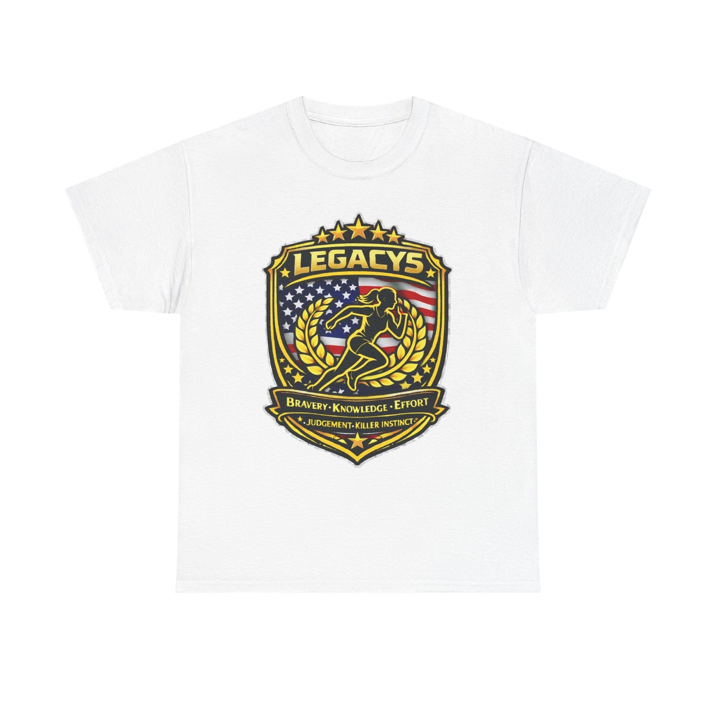 Cross Country/ Track - Female Silhouette Legacy Shield T-Shirt