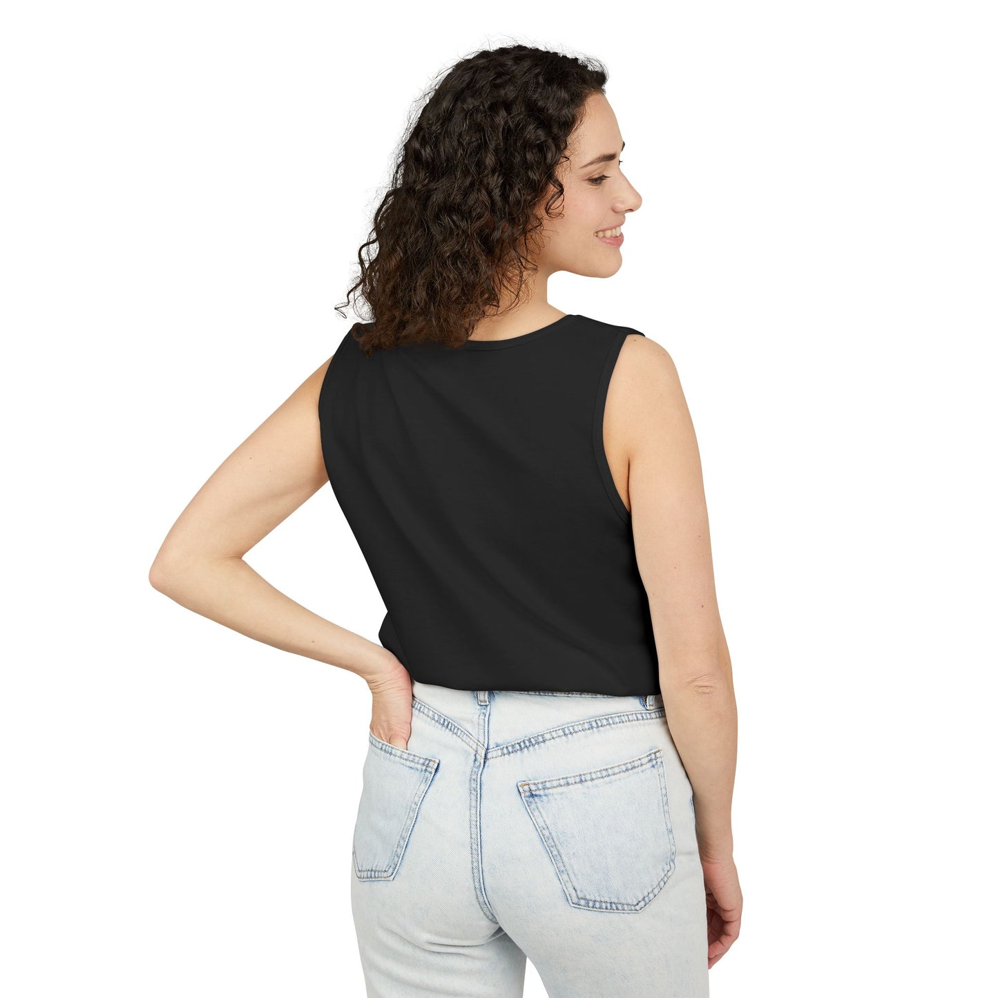 Legacy Shield Tank Top â€” American Flag Torch Emblem