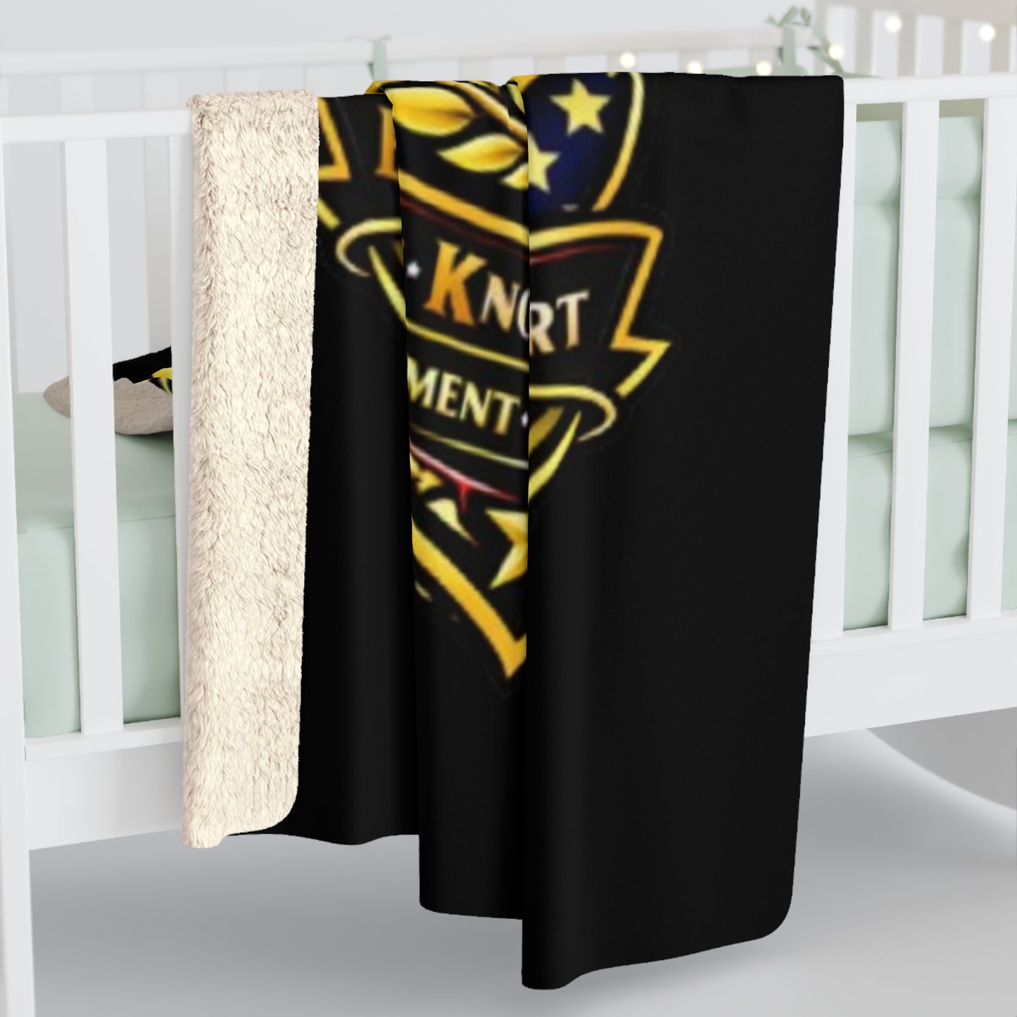 Legacy5 Torch Shield Sherpa Fleece Blanket — Patriotic Military Tribute