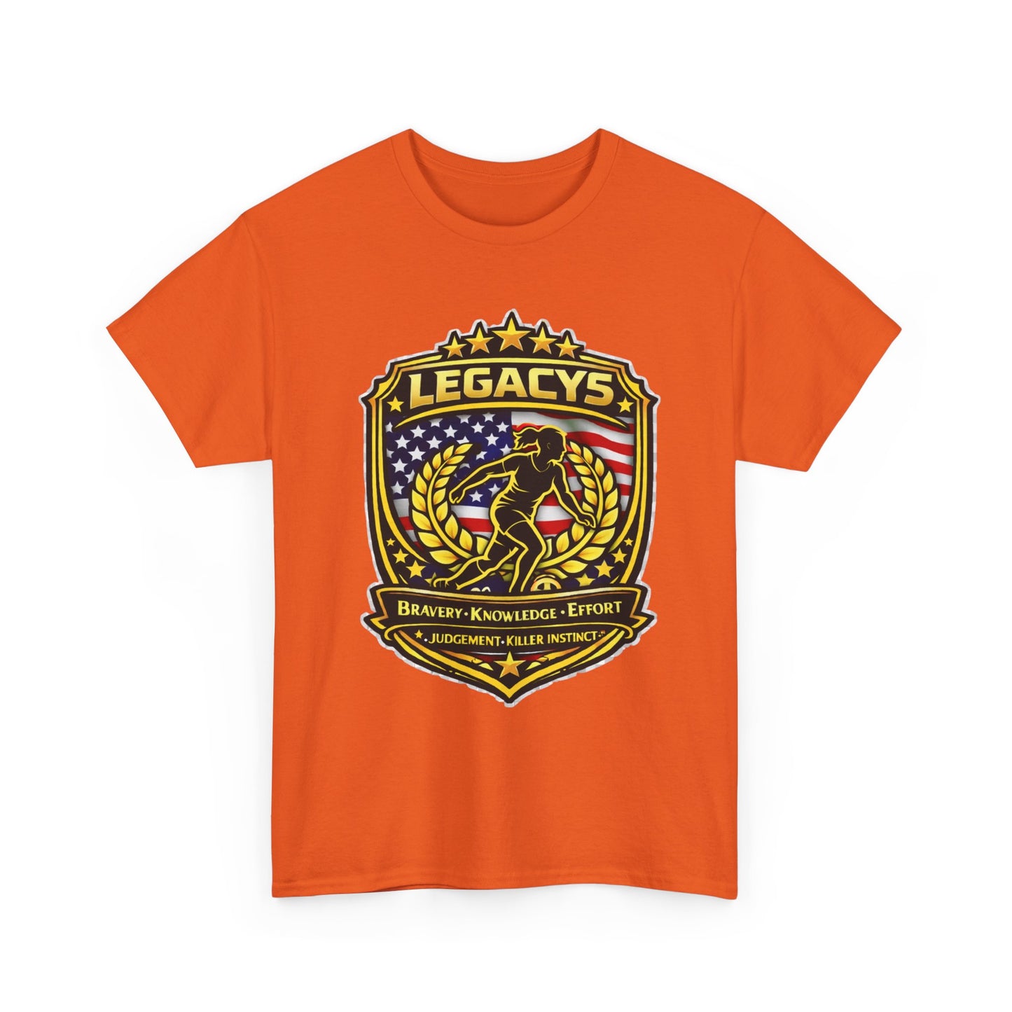Soccer - Female Silhouette Legacy Shield T-Shirt