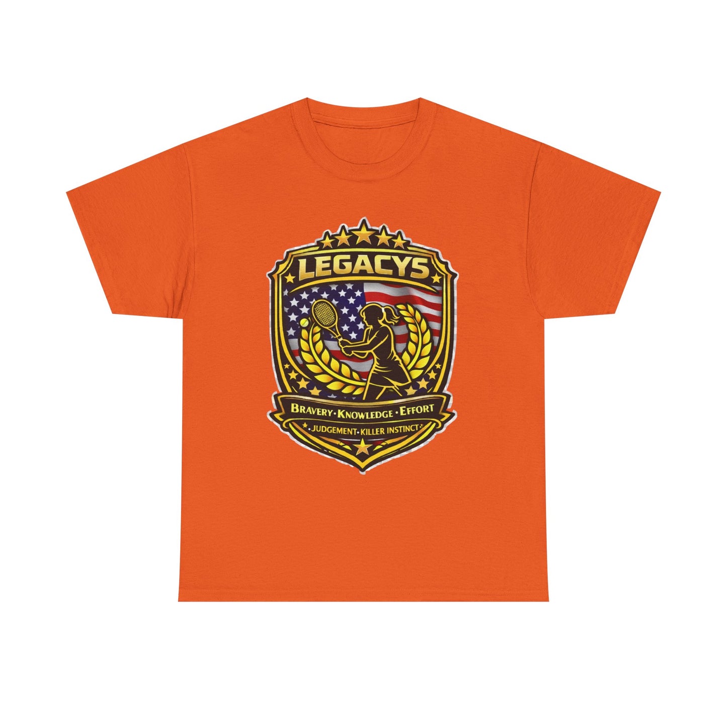 Legacy 5 Shield T-Shirt - Tennis - Female Silhouette