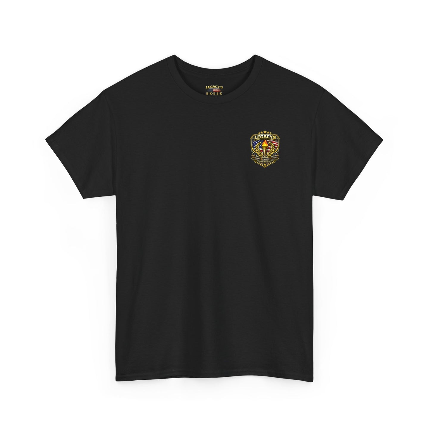Patriotic 'Land of the Free' American Flag, Statue of Liberty & Eagle Graphic T-shirt