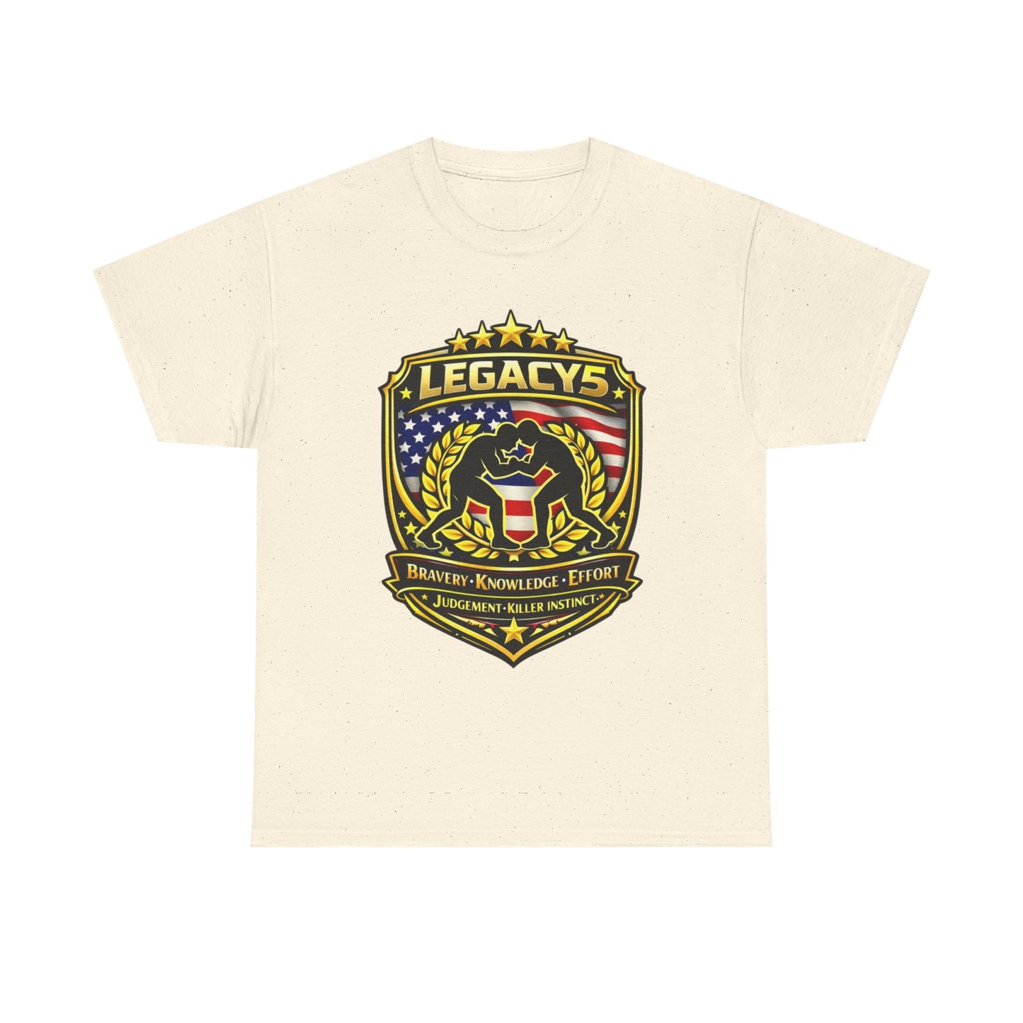 Wrestling - Male Silhouette -Legacy Shield