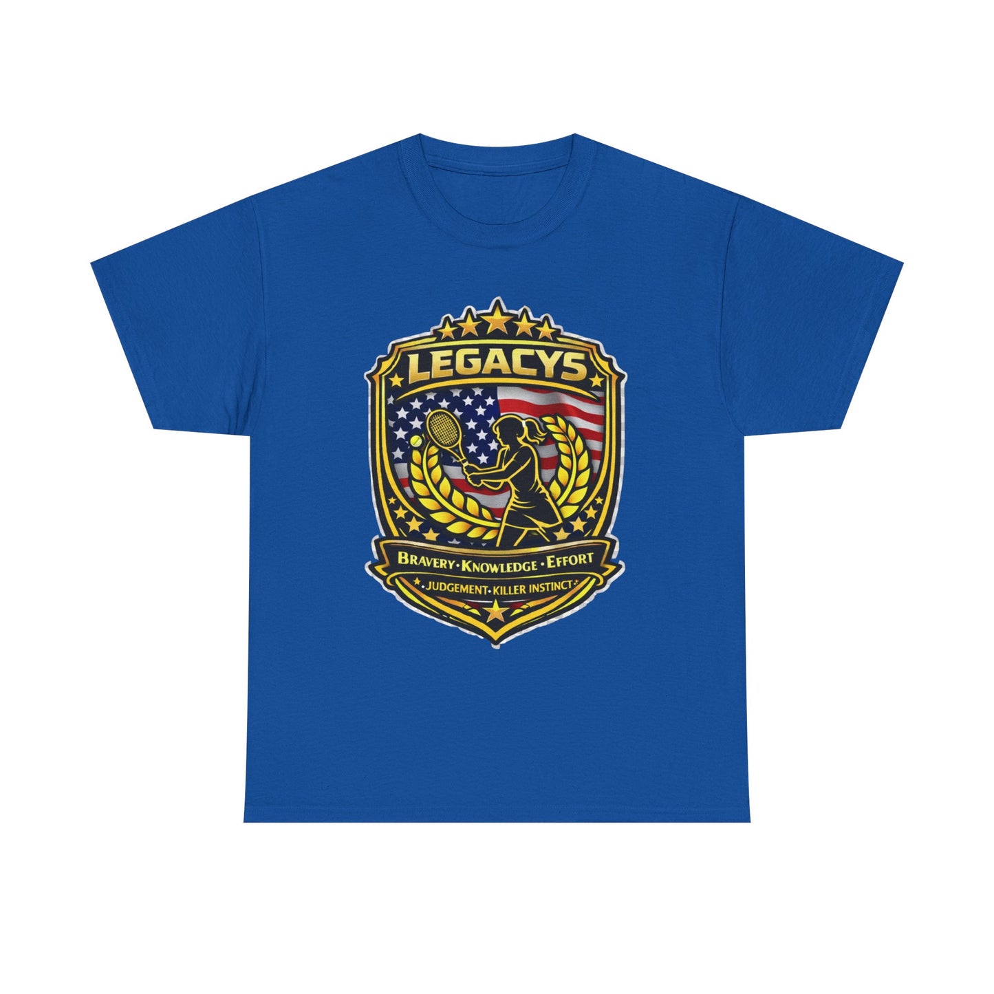 Legacy 5 Shield T-Shirt - Tennis - Female Silhouette