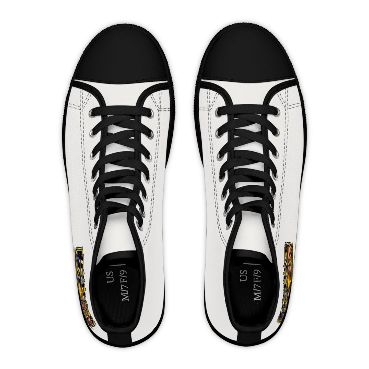 Legacy 5 Brand Crest Womenâ€™s High Top Sneakers