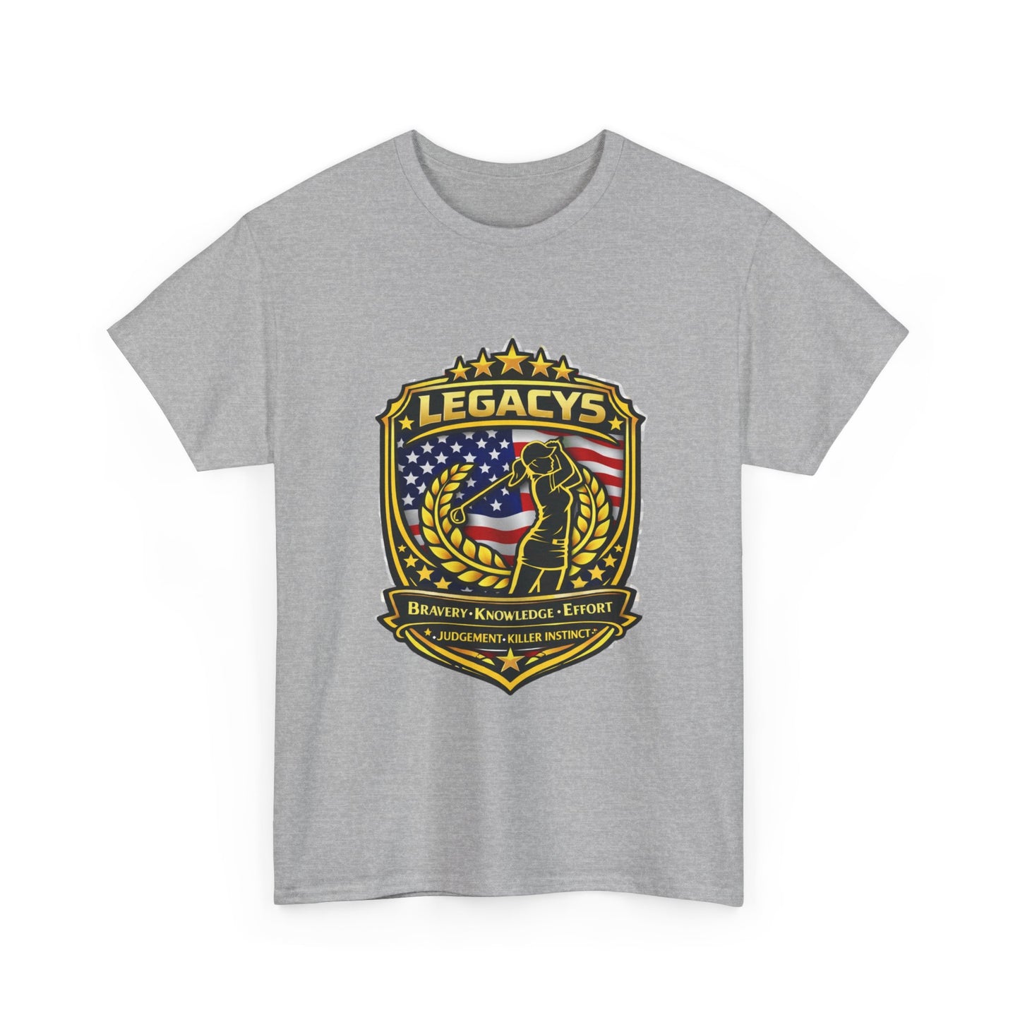 Golf- Female Silhouette -Legacy Shield T-Shirt