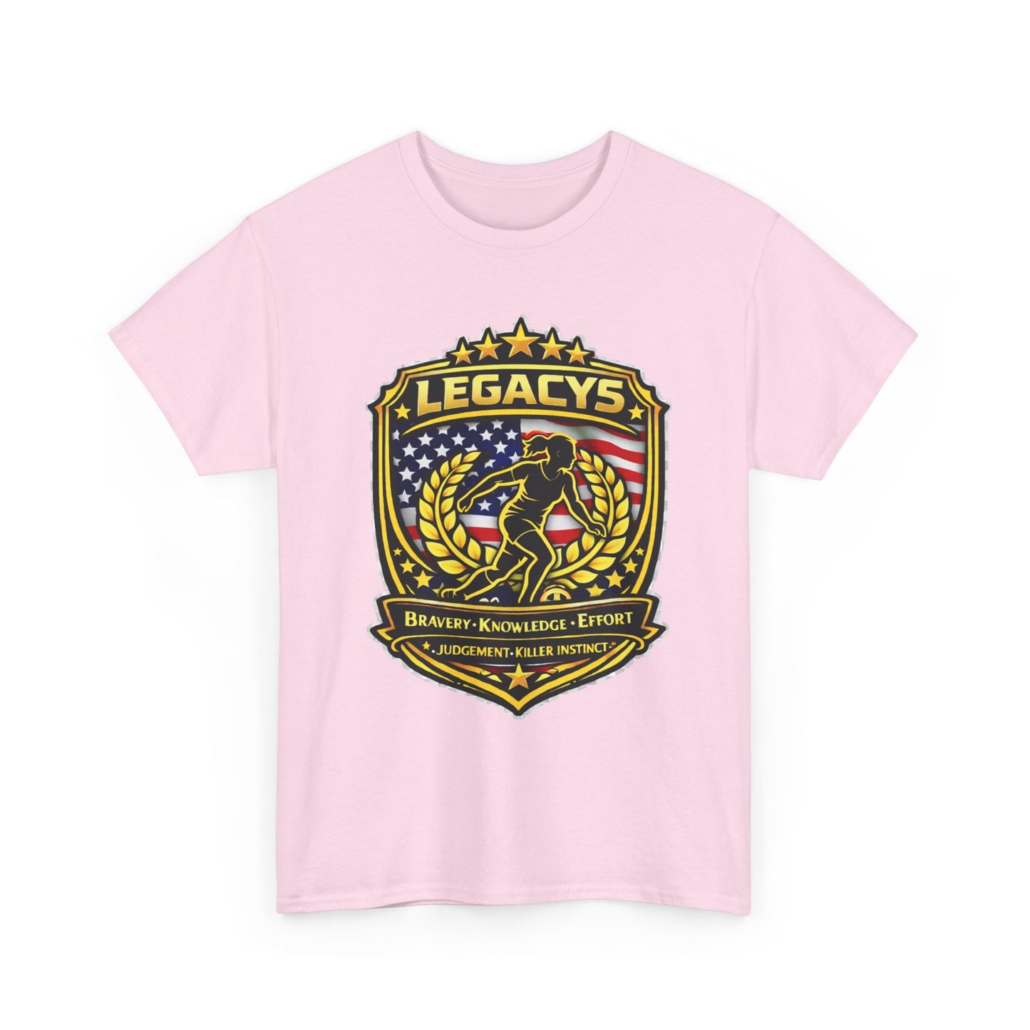 Soccer - Female Silhouette Legacy Shield T-Shirt