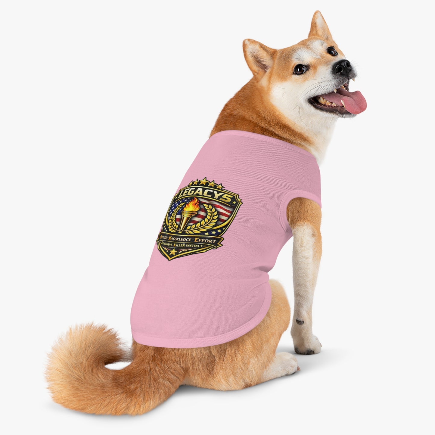 Legacy 5 Brand Crest Pet Tank Top