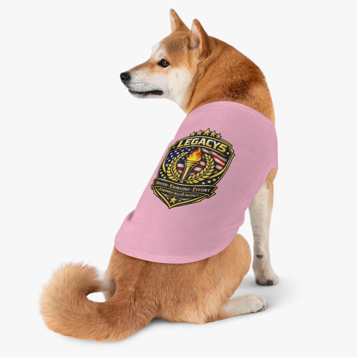 Legacy 5 Brand Crest Pet Tank Top