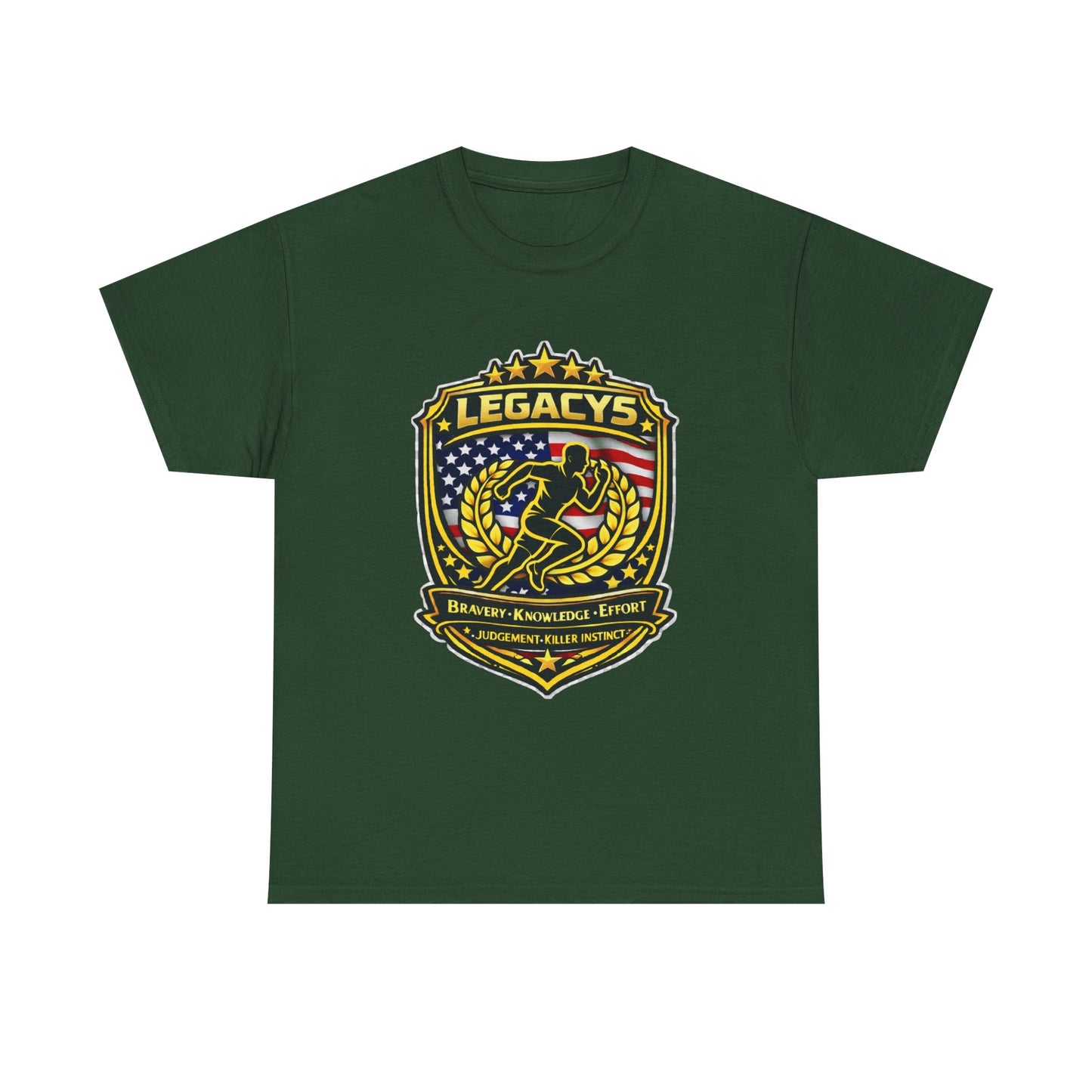 Cross Country / Track - Male Silhouette Legacy Shield T-Shirt