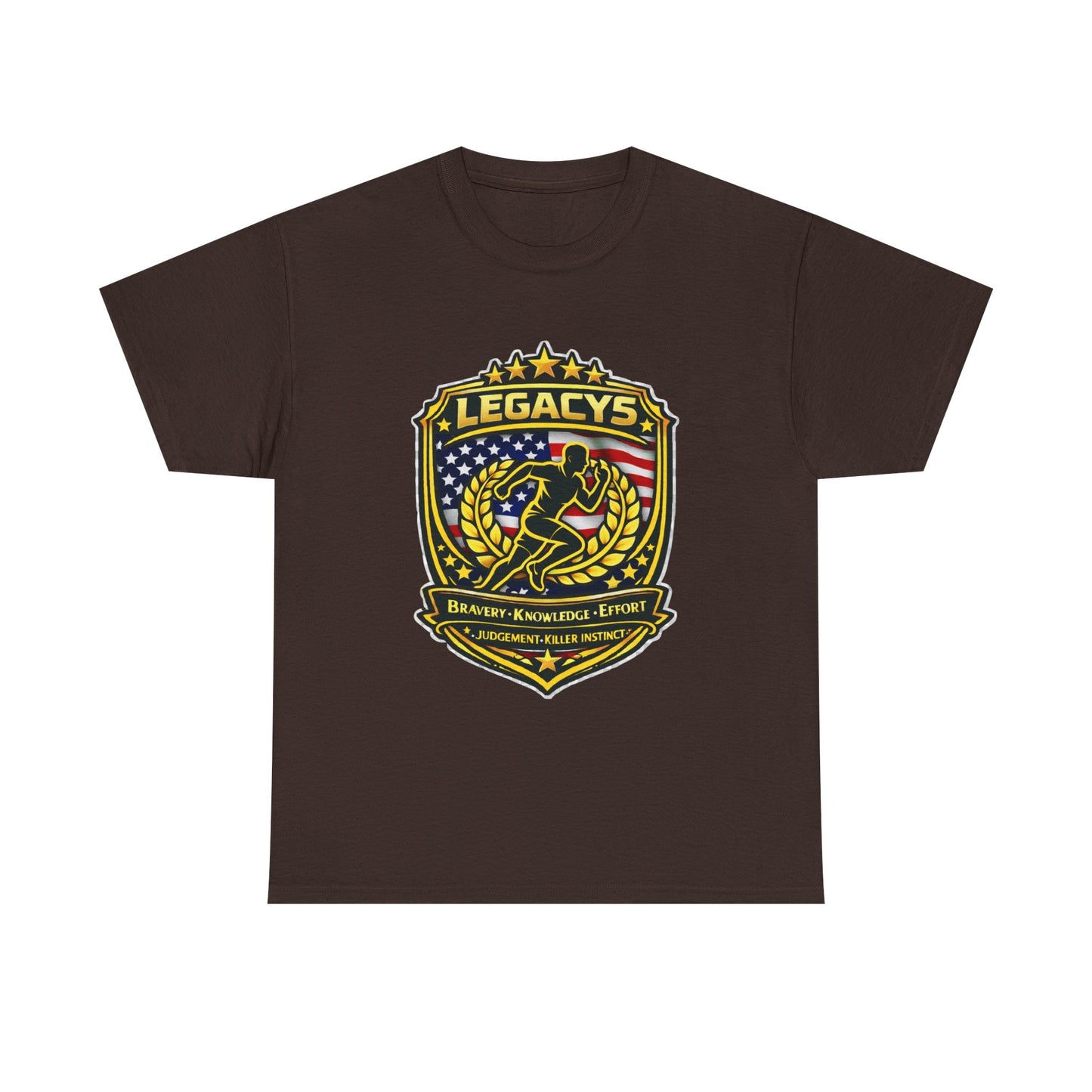 Cross Country / Track - Male Silhouette Legacy Shield T-Shirt