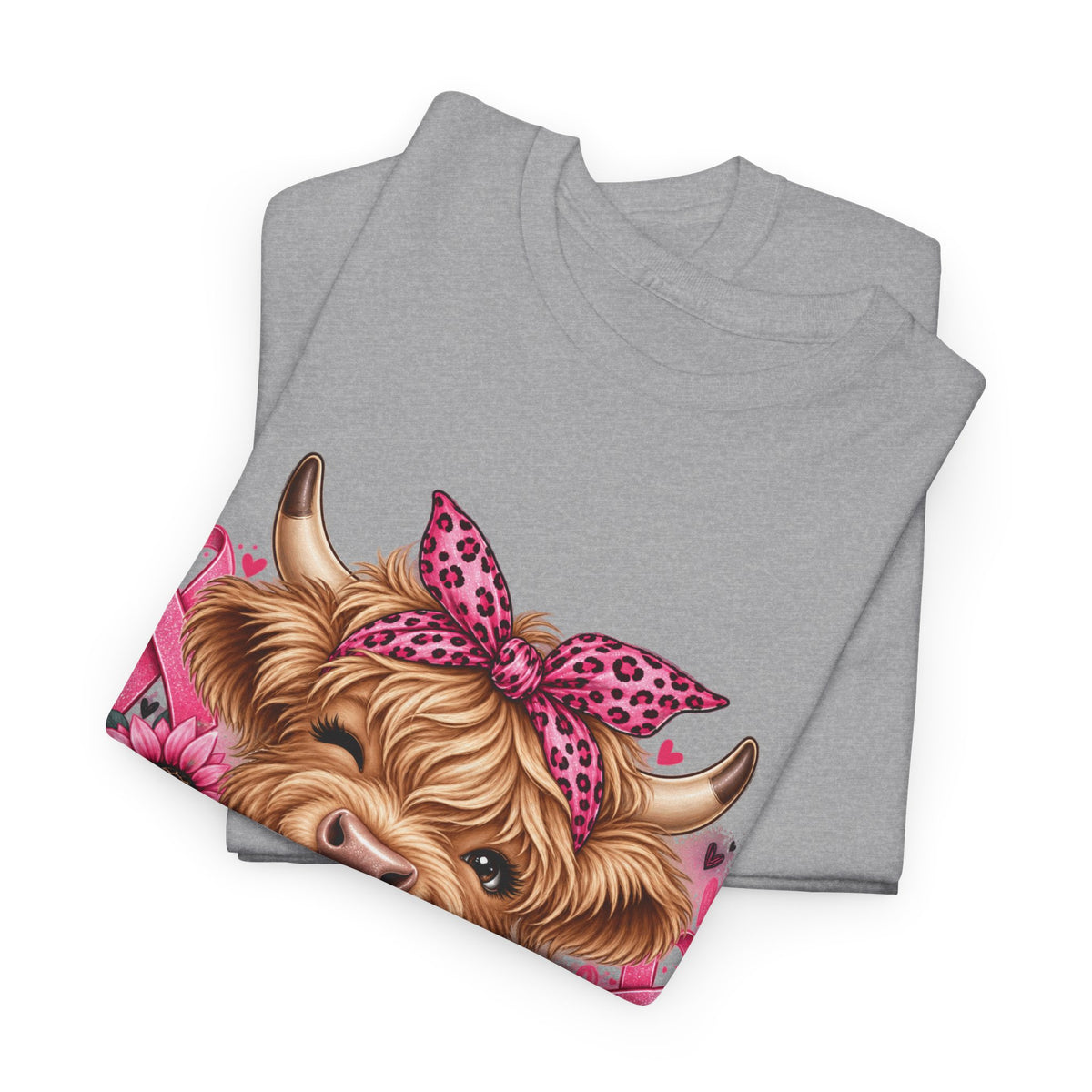 Save the Udders Cow T-Shirt — Breast Cancer Awareness Pink Ribbon Tee
