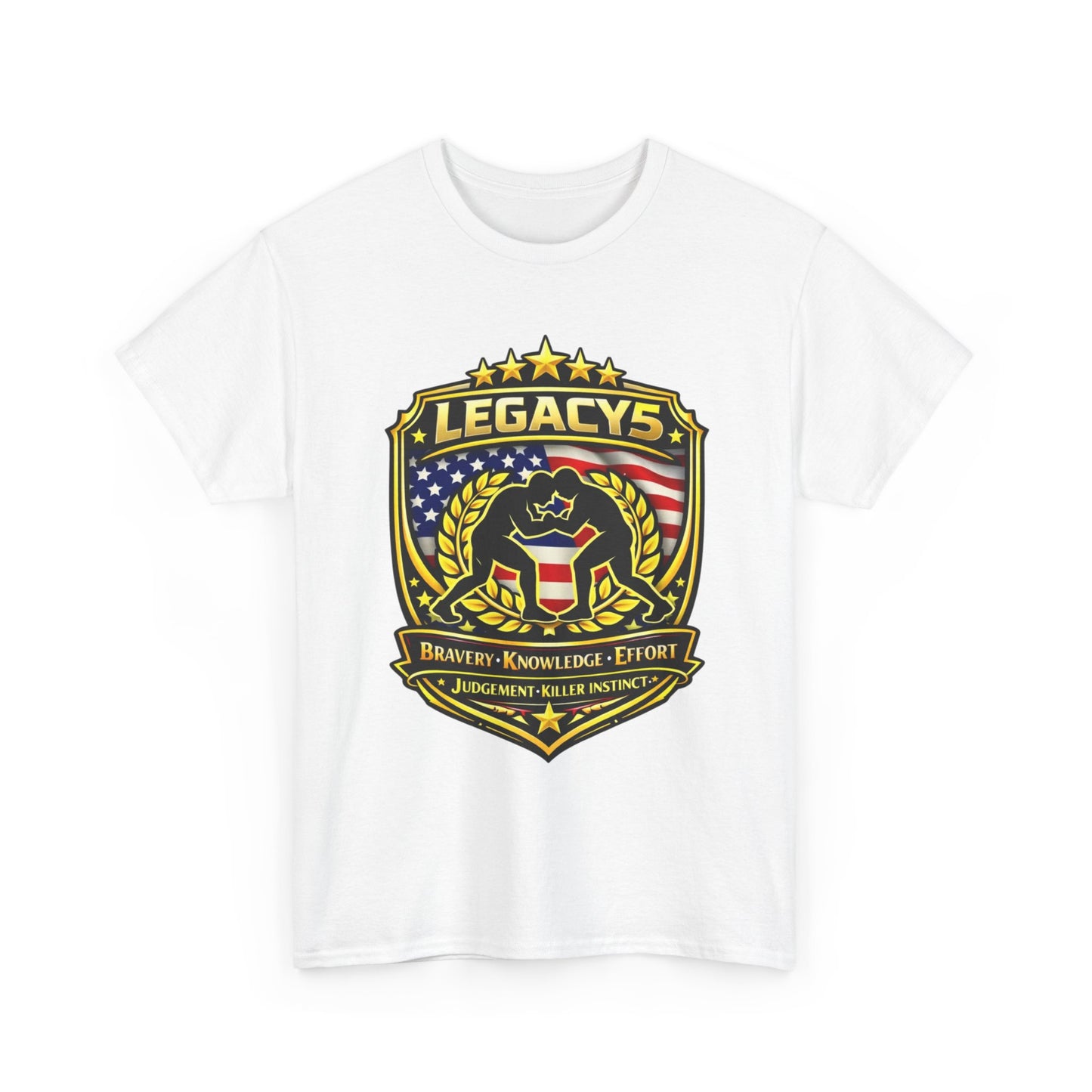 Wrestling - Male Silhouette -Legacy Shield