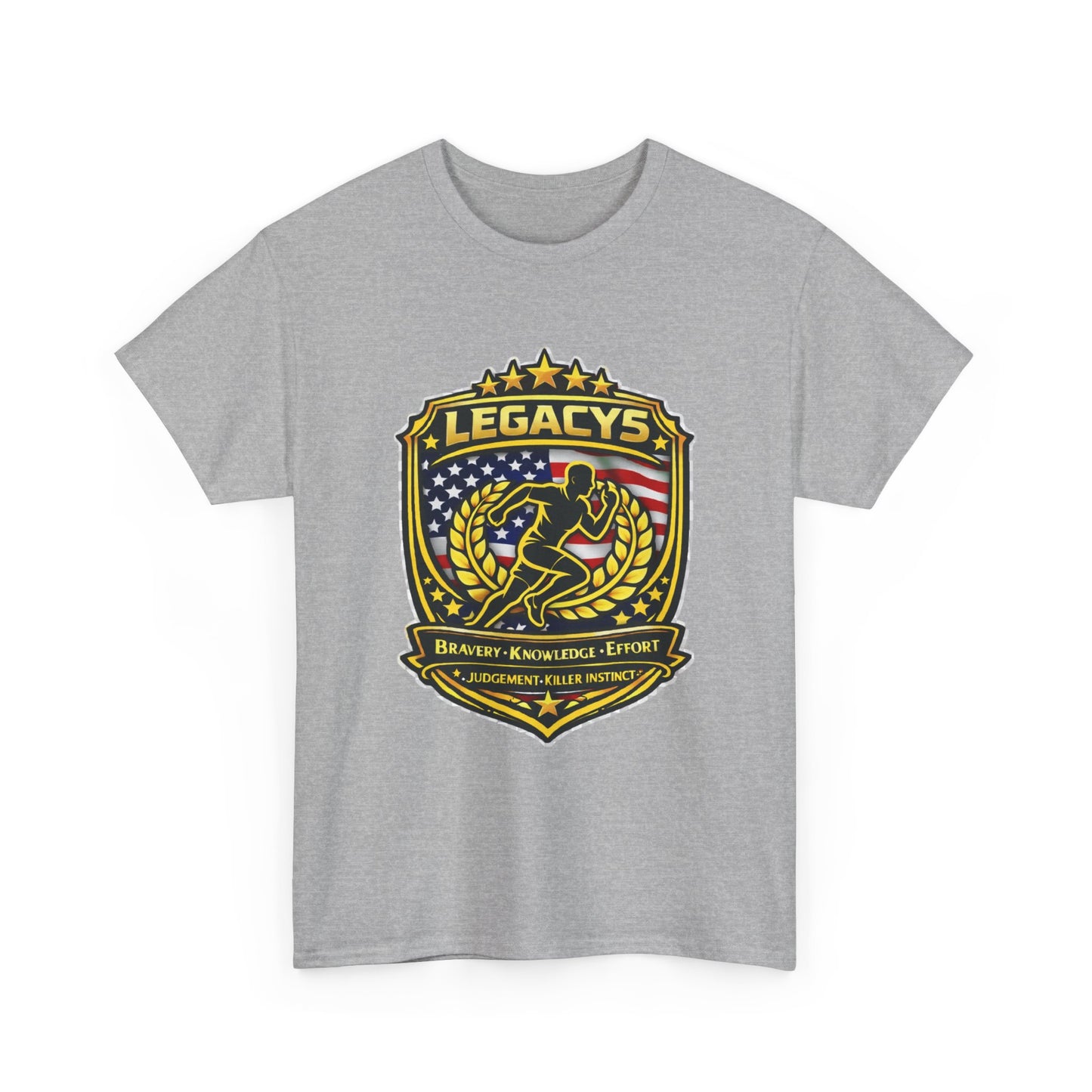 Cross Country / Track - Male Silhouette Legacy Shield T-Shirt