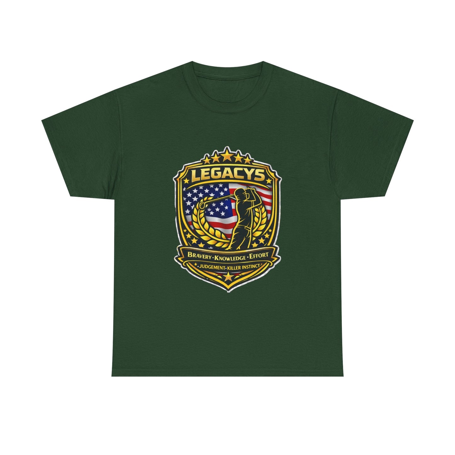 Golf - Male Silhouette Legacy Shield T-Shirt