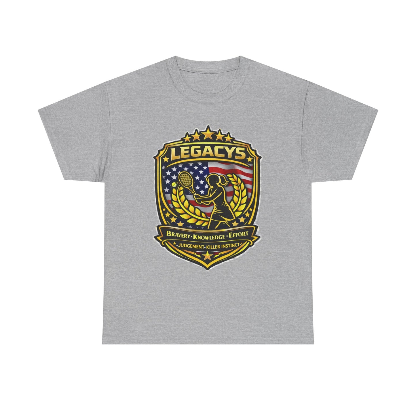 Legacy 5 Shield T-Shirt - Tennis - Female Silhouette