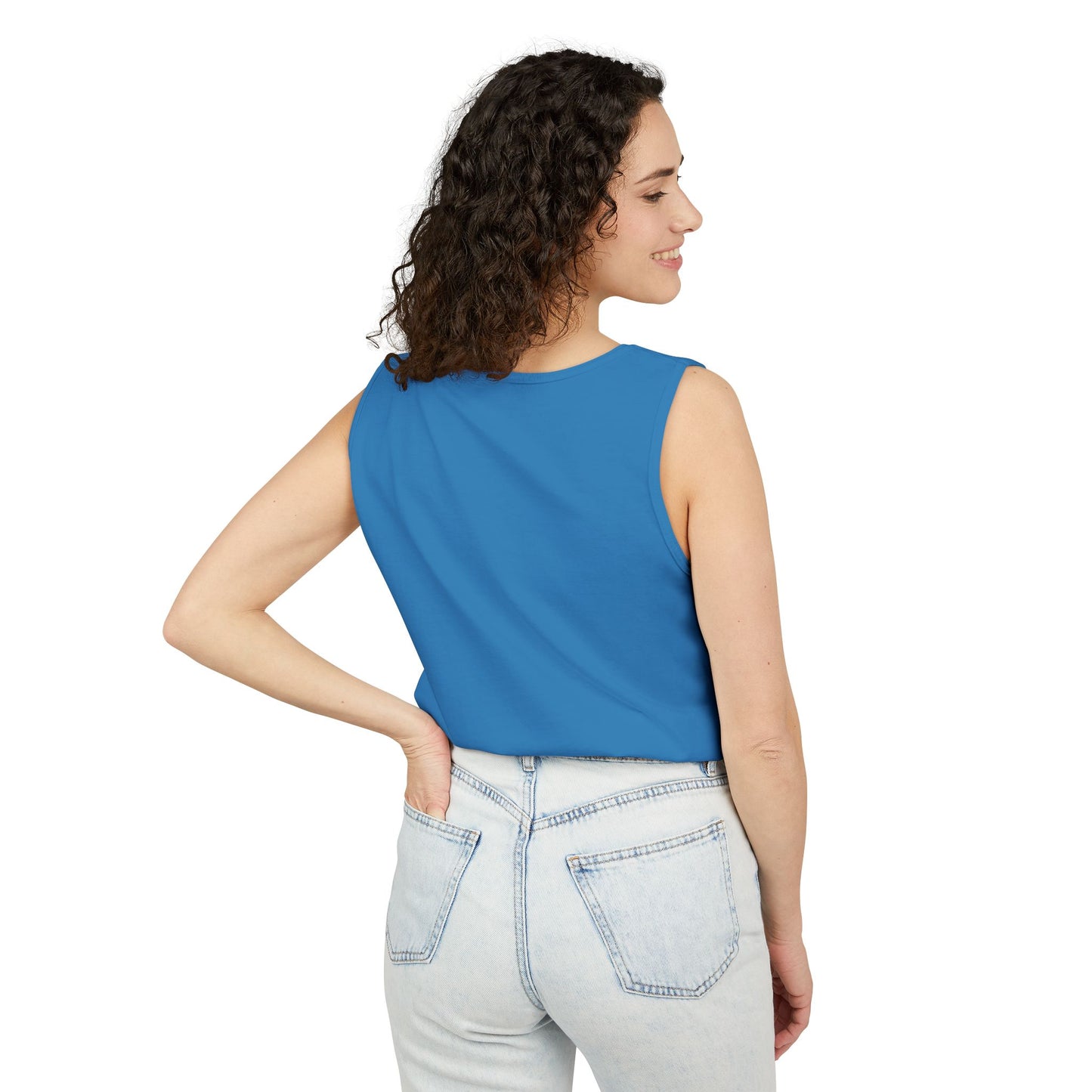 Legacy Shield Tank Top â€” American Flag Torch Emblem