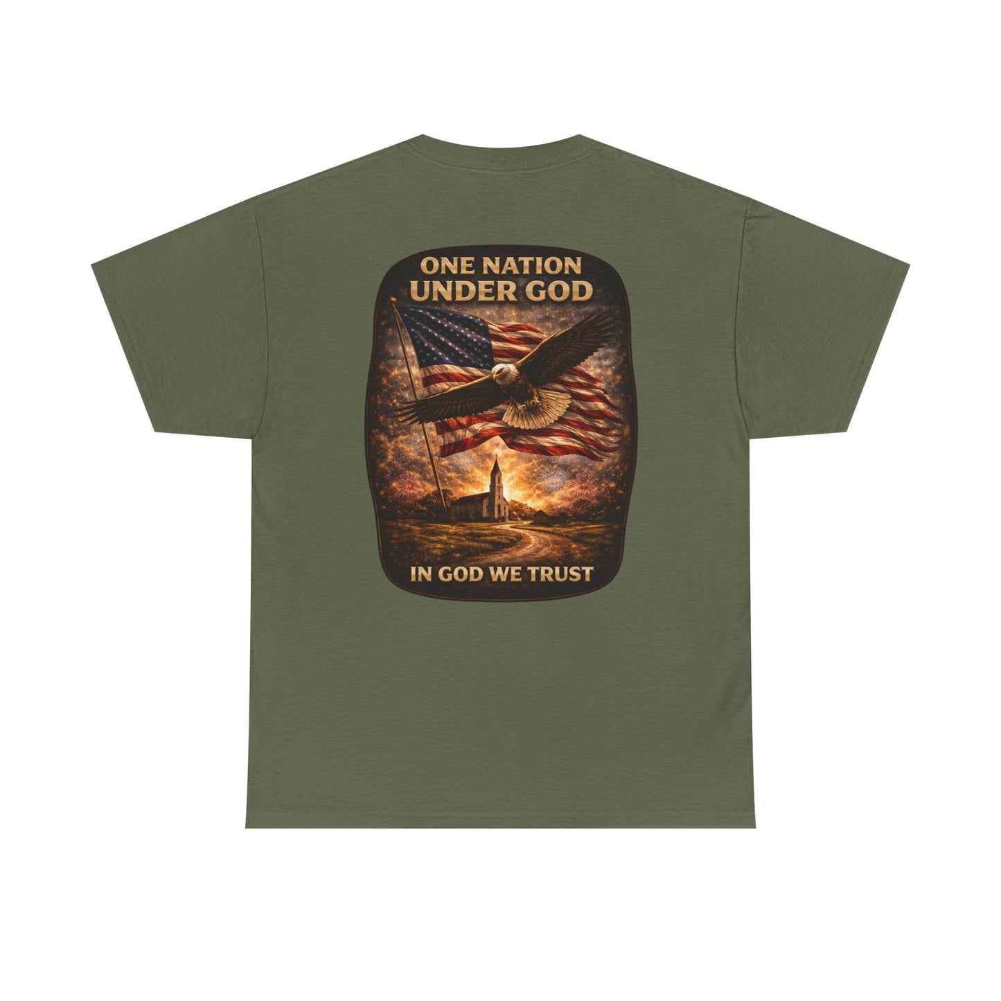 Patriotic "One Nation Under God" T-shirt