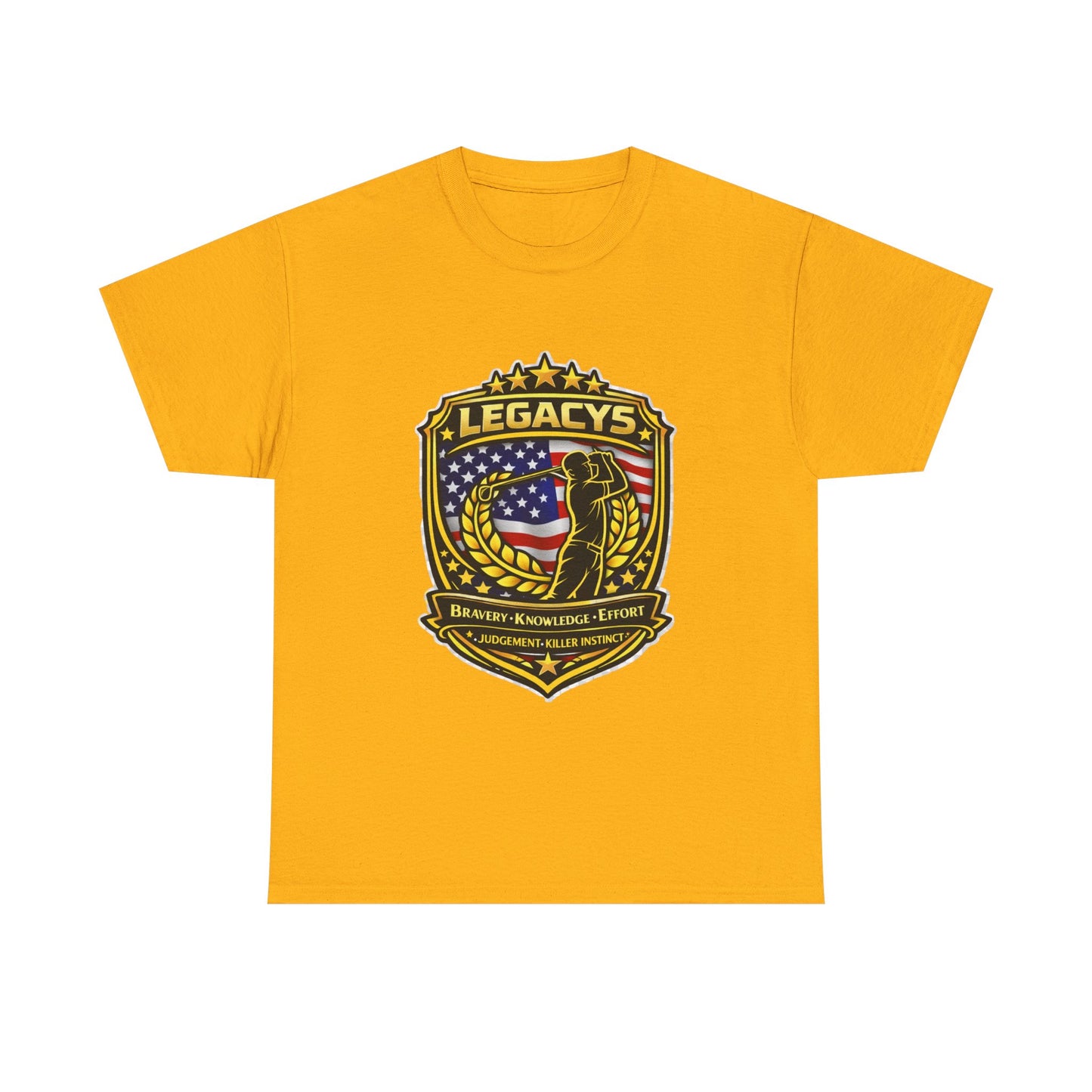 Golf - Male Silhouette Legacy Shield T-Shirt