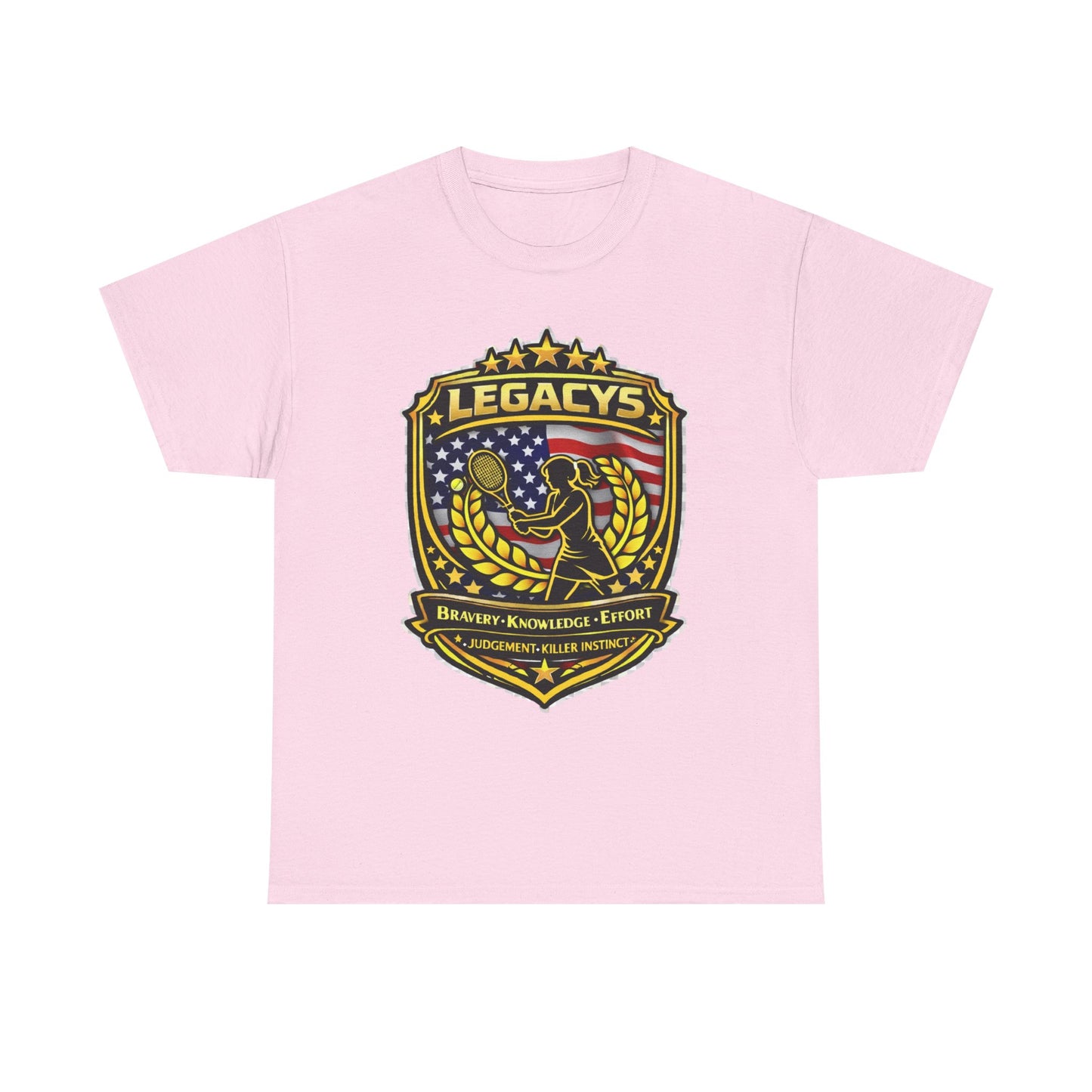 Legacy 5 Shield T-Shirt - Tennis - Female Silhouette