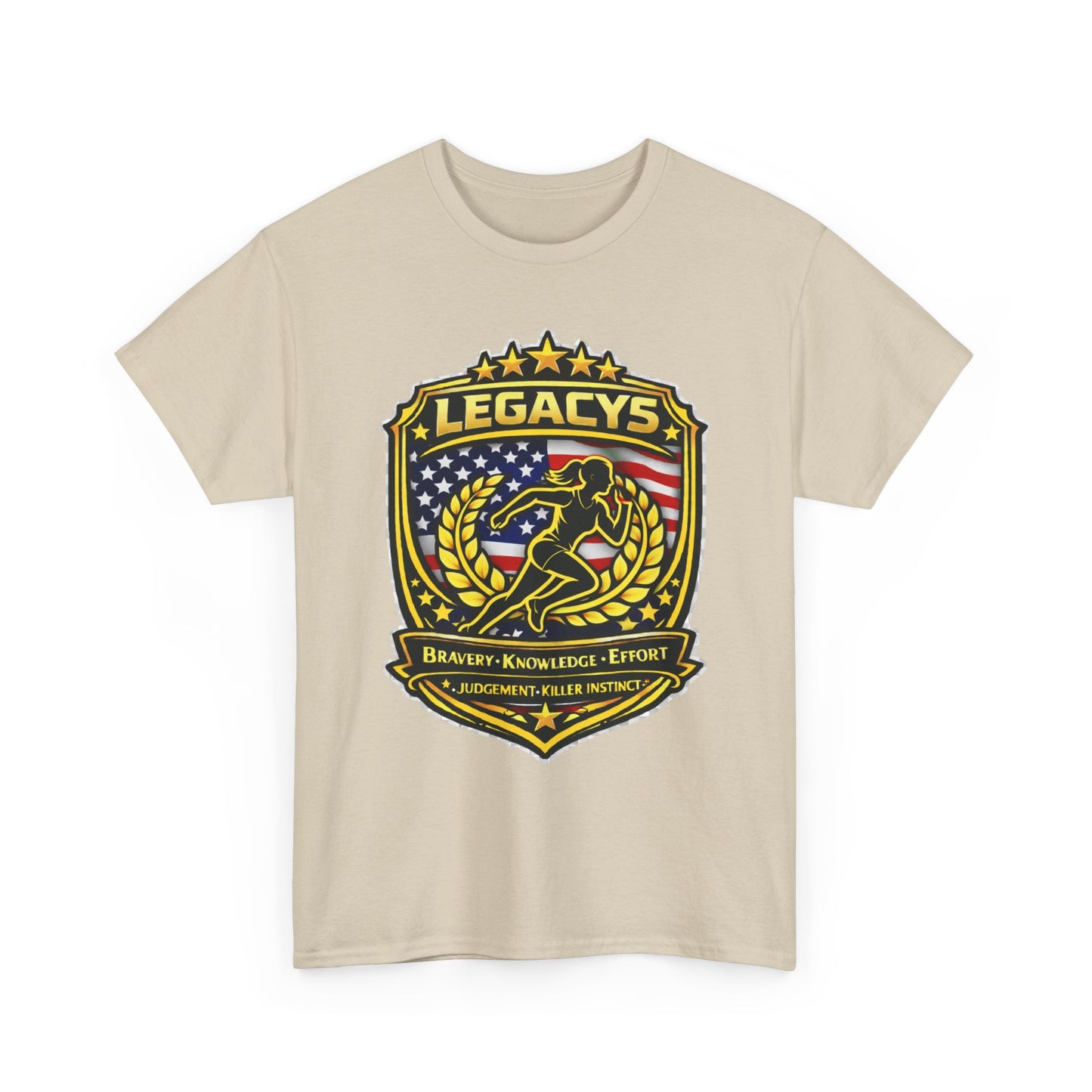 Cross Country/ Track - Female Silhouette Legacy Shield T-Shirt
