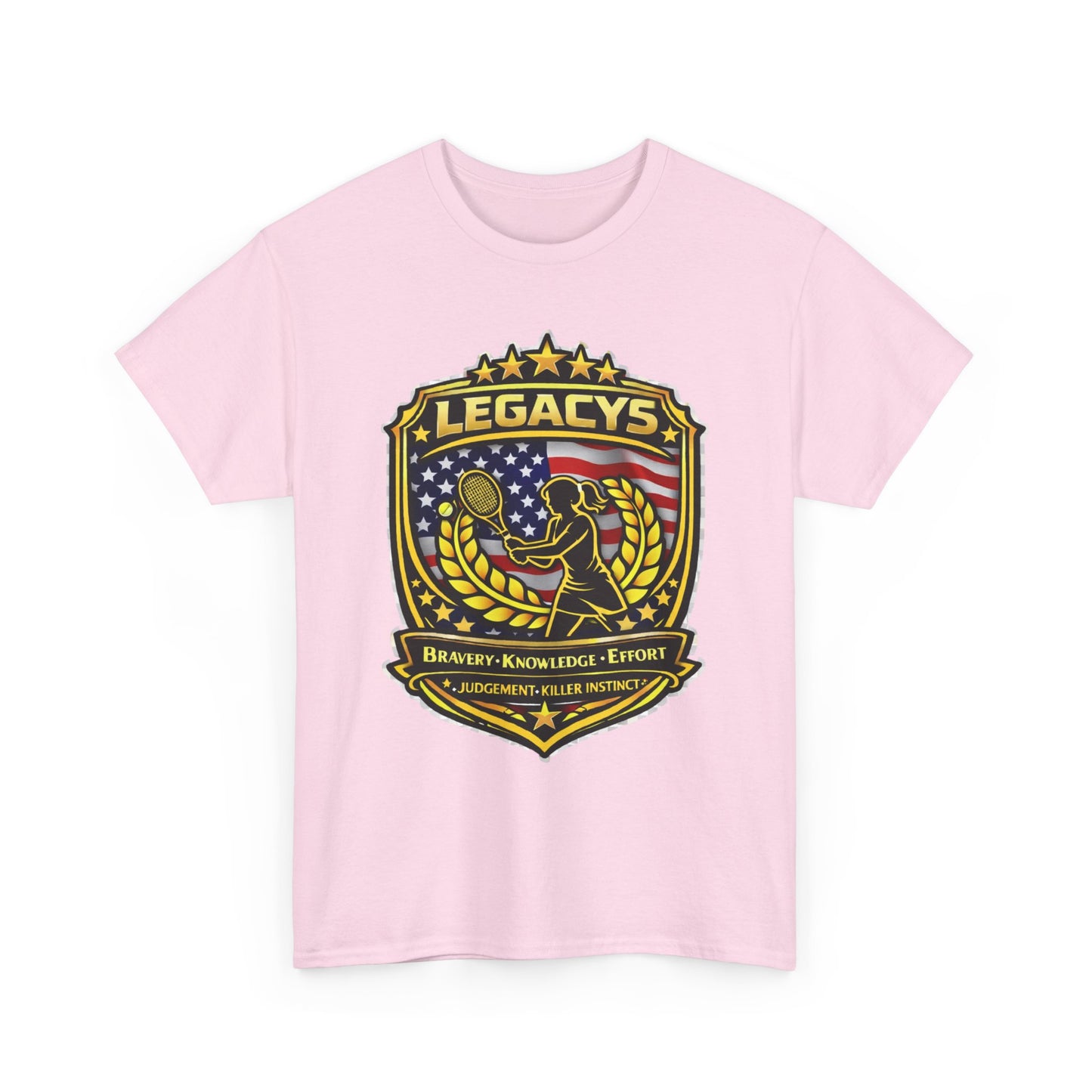 Legacy 5 Shield T-Shirt - Tennis - Female Silhouette