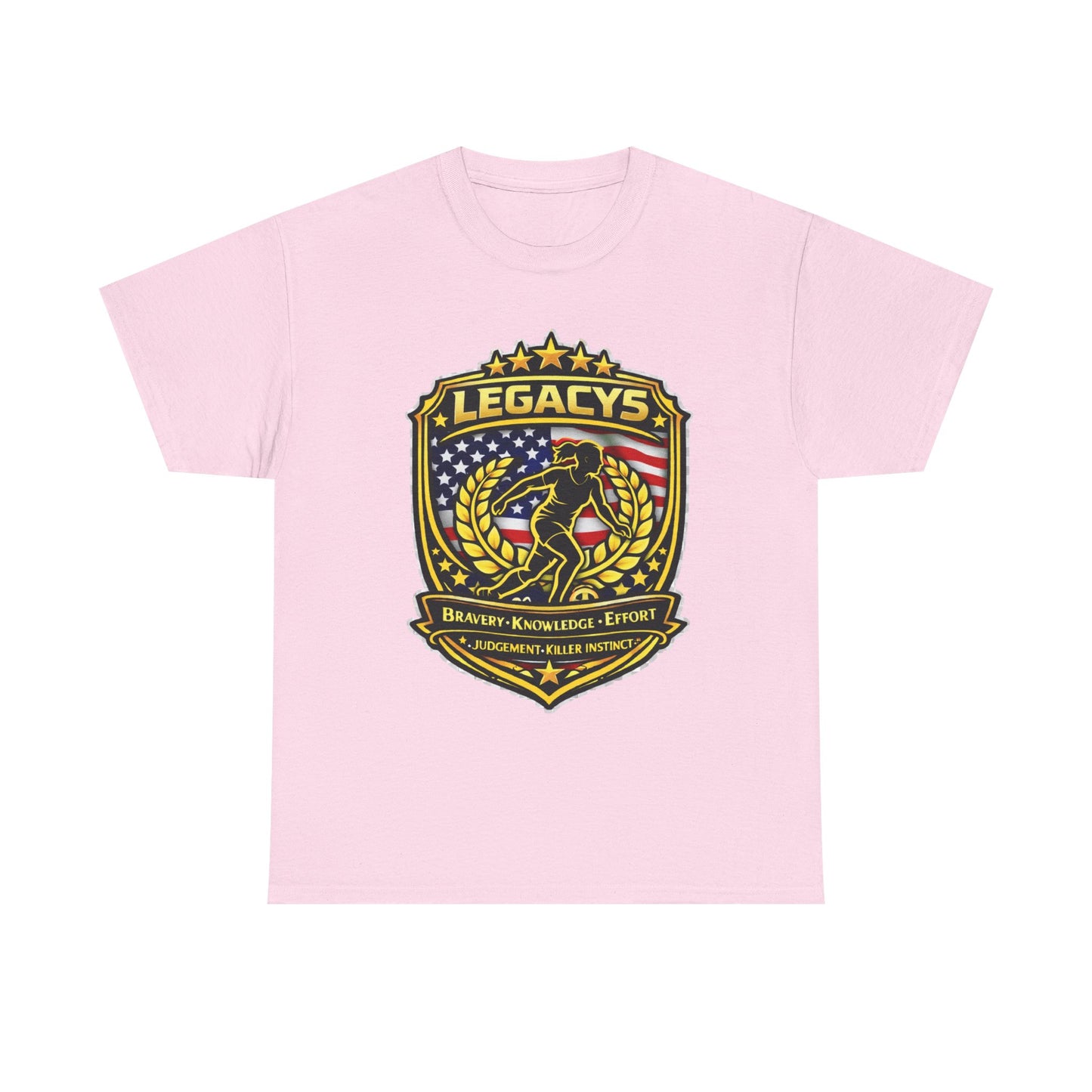 Soccer - Female Silhouette Legacy Shield T-Shirt
