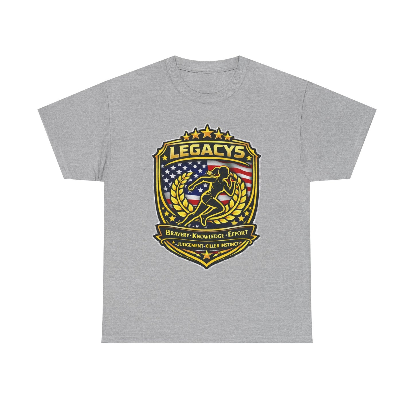 Cross Country/ Track - Female Silhouette Legacy Shield T-Shirt