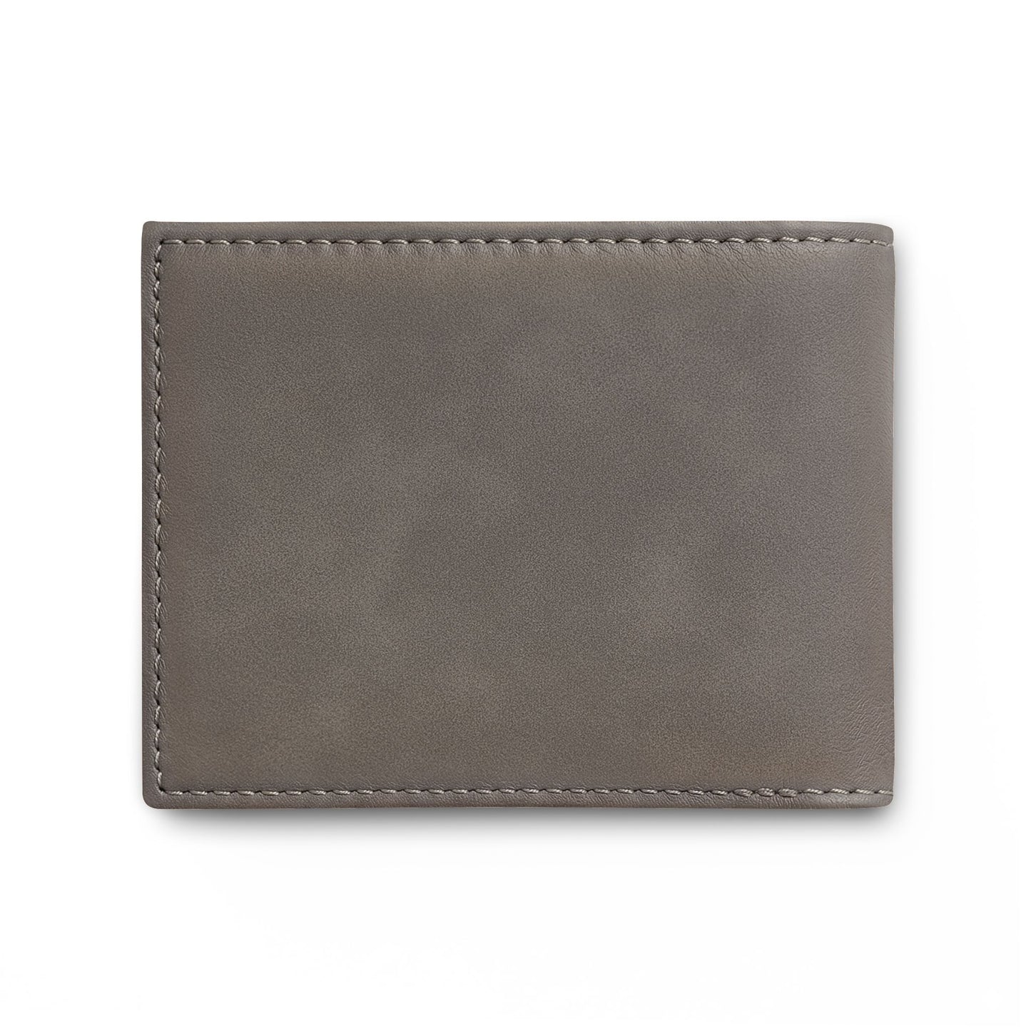 DAD. Embroidered Bi-Fold Wallet — Slim Leather Flip Wallet for Fathers, Father’s Day Gift