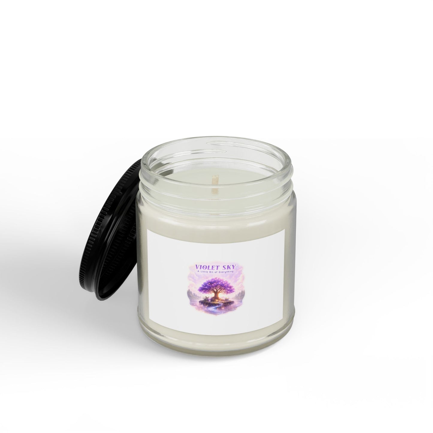 Violet Sky Soy Candle — Aromatherapy Scented Jar (4oz & 9oz)