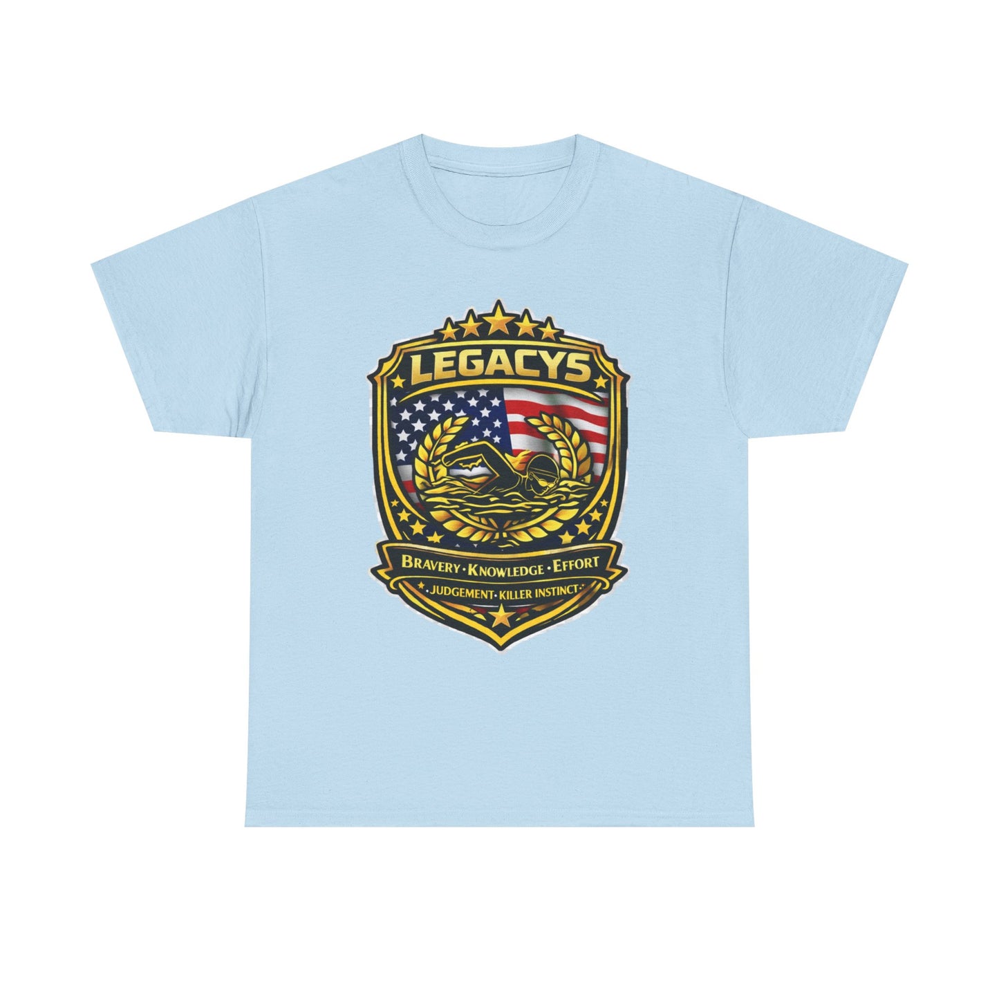 Swimming - Male Silhouette Legacy Shield