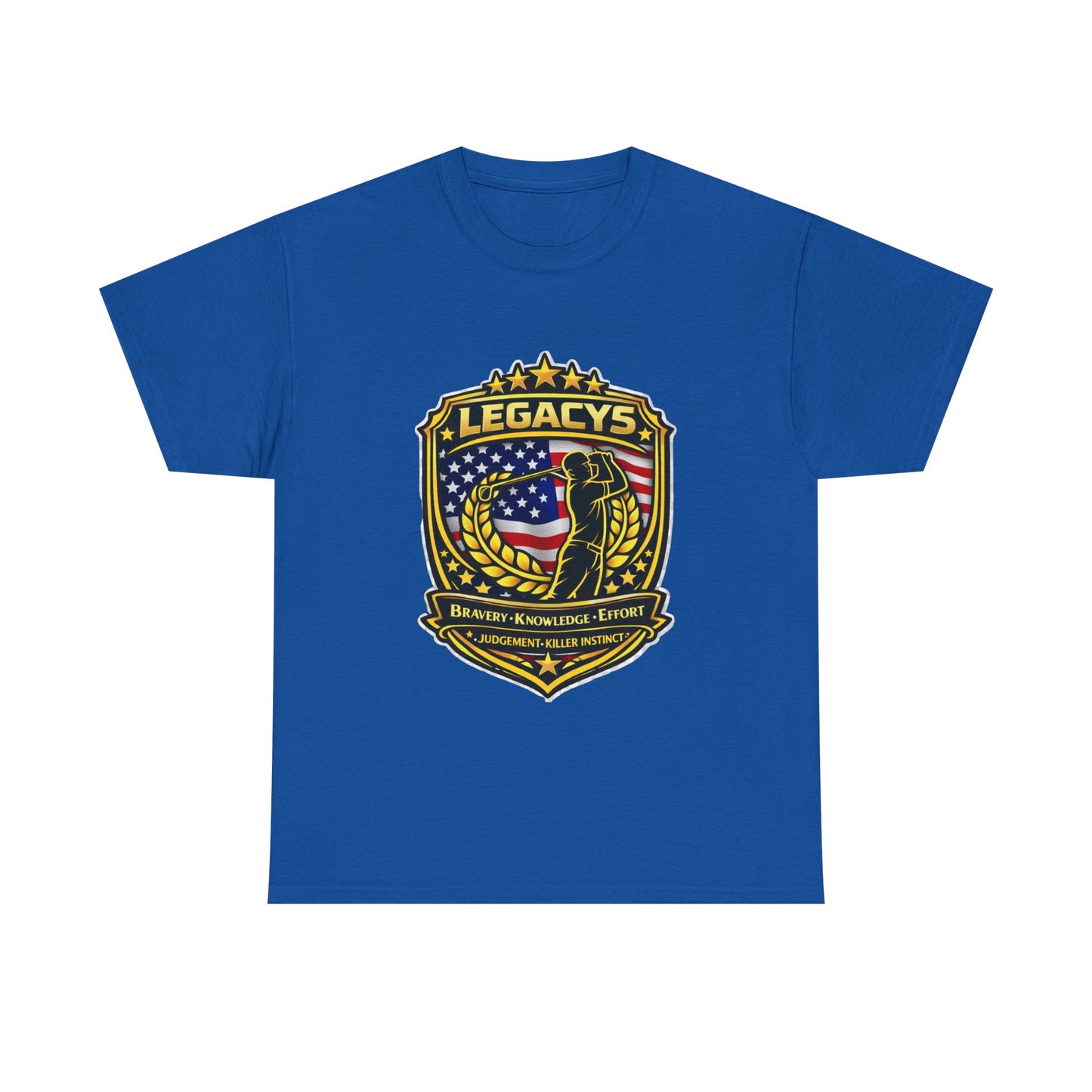 Golf - Male Silhouette Legacy Shield T-Shirt