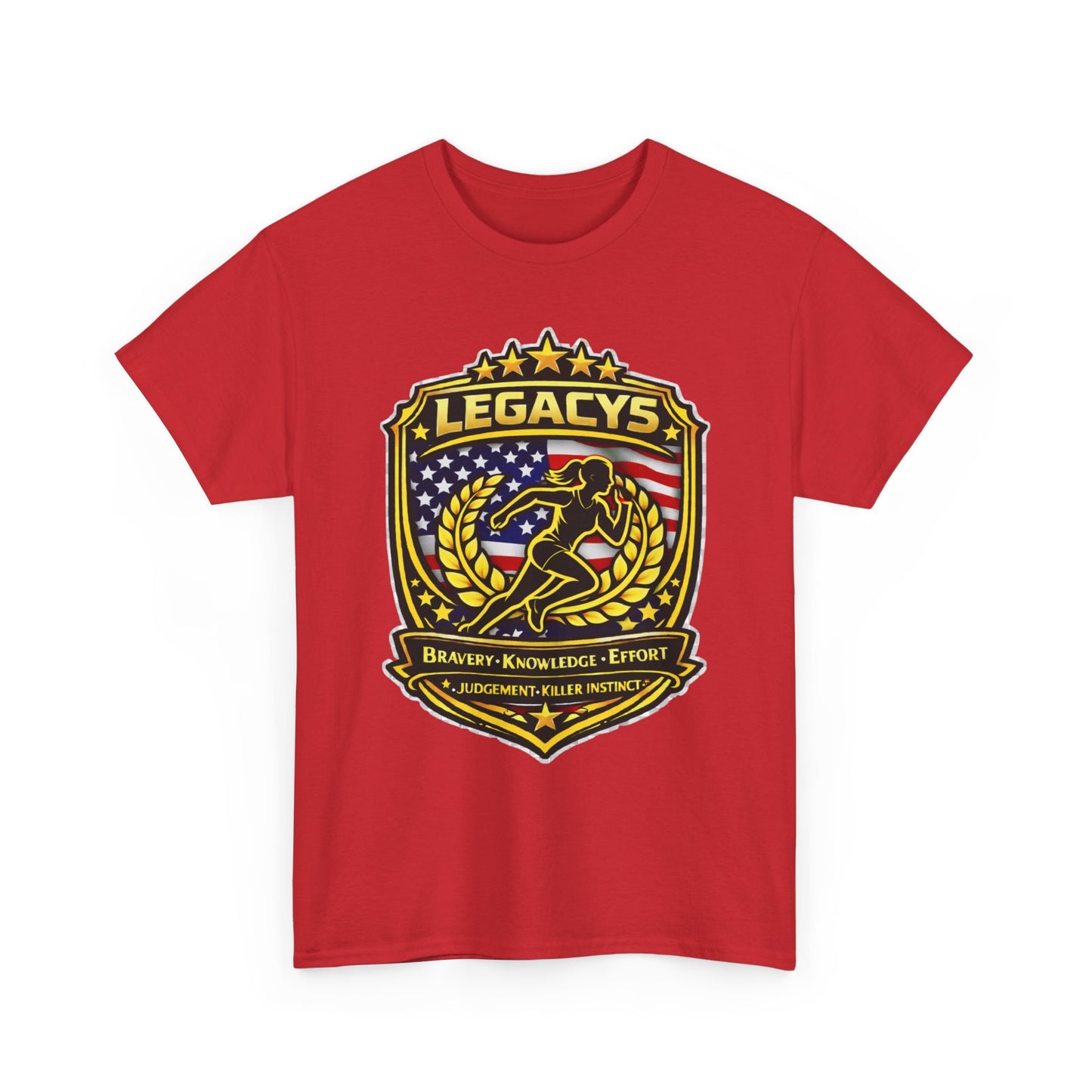 Cross Country/ Track - Female Silhouette Legacy Shield T-Shirt
