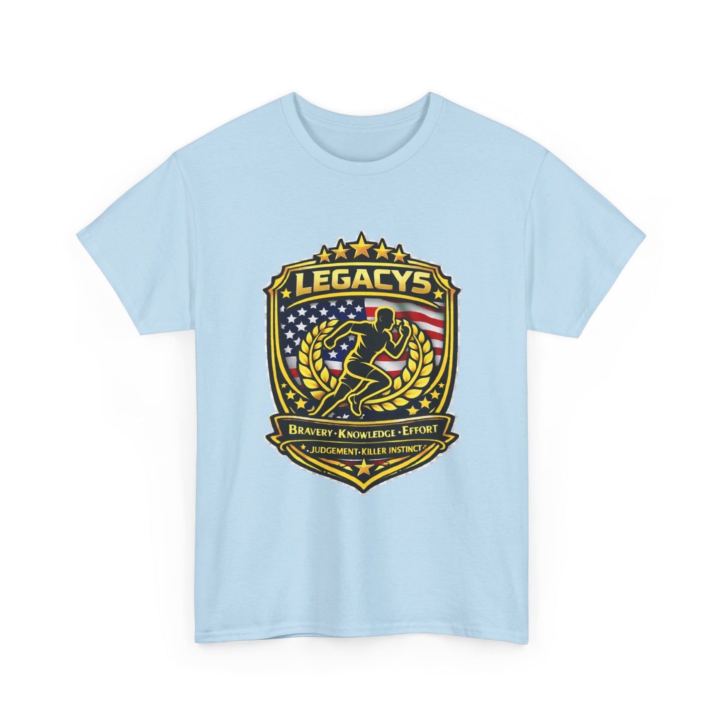 Cross Country / Track - Male Silhouette Legacy Shield T-Shirt