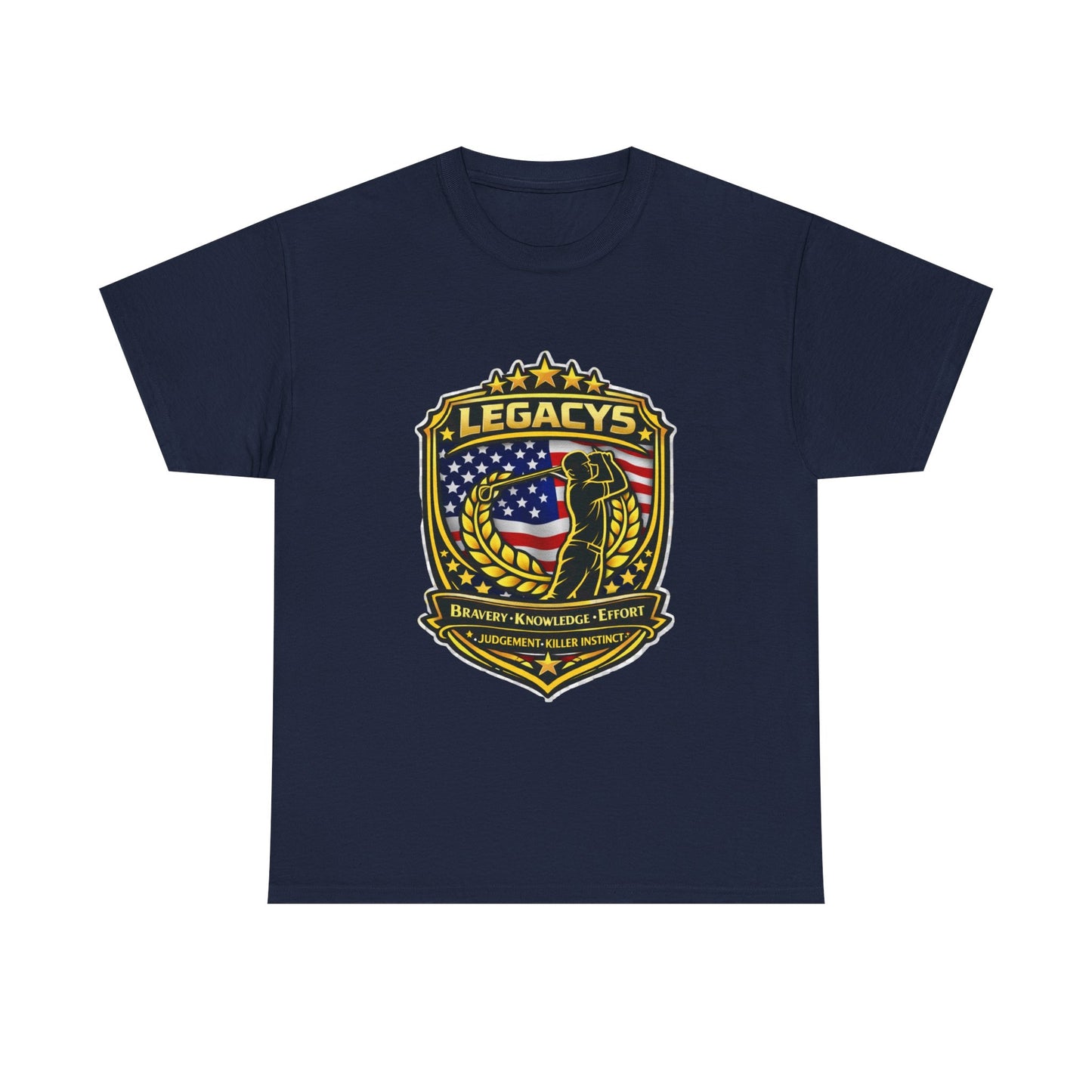 Golf - Male Silhouette Legacy Shield T-Shirt