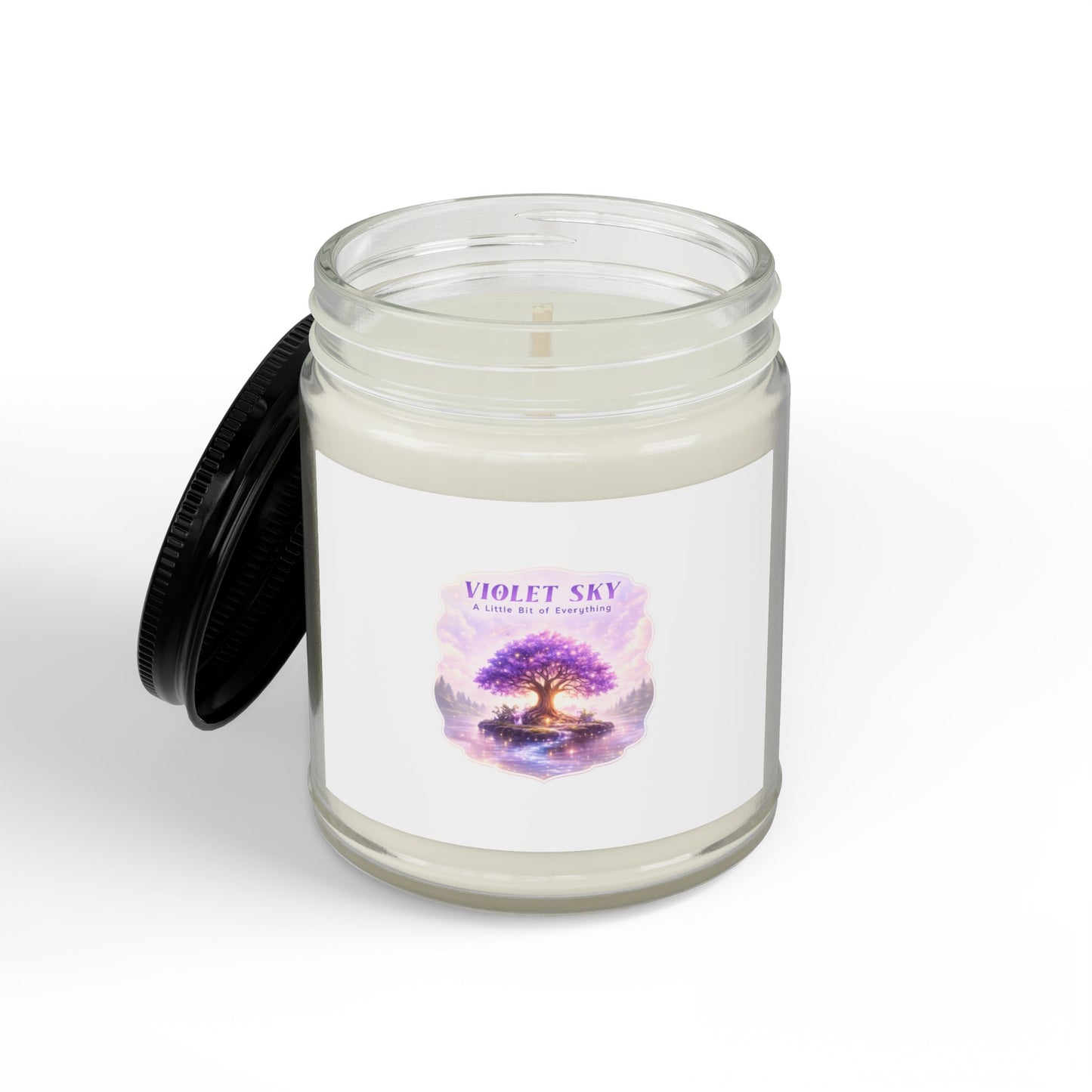 Violet Sky Soy Candle — Aromatherapy Scented Jar (4oz & 9oz)