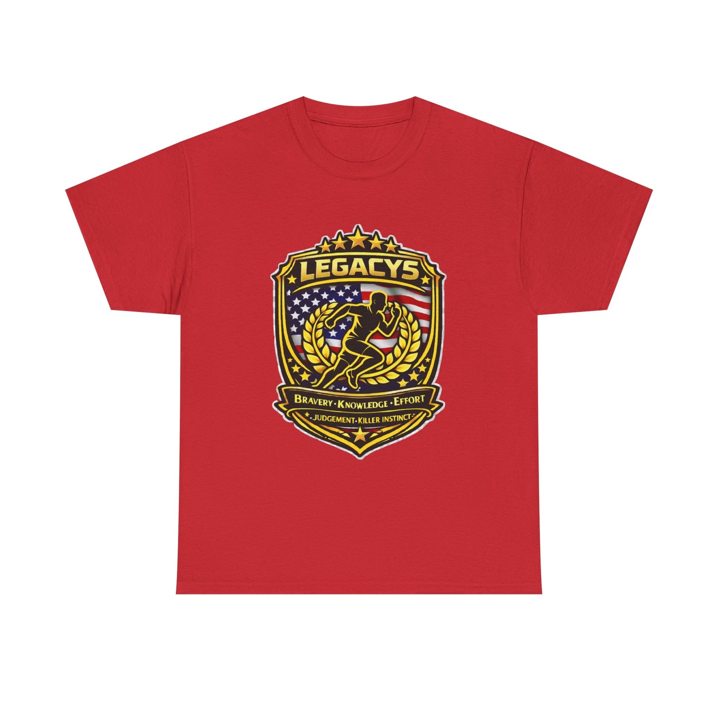 Cross Country / Track - Male Silhouette Legacy Shield T-Shirt
