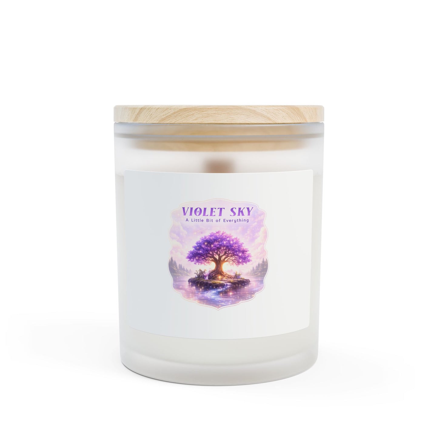 Frosted Glass Candle, 11oz