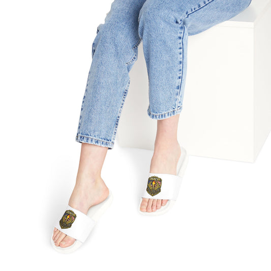 Women's Removable-Strap Slides â€” Custom Emblem Summer Sandals