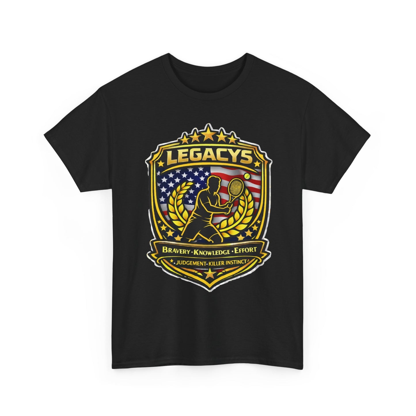 Tennis - Male Silhouette Legacy Shield