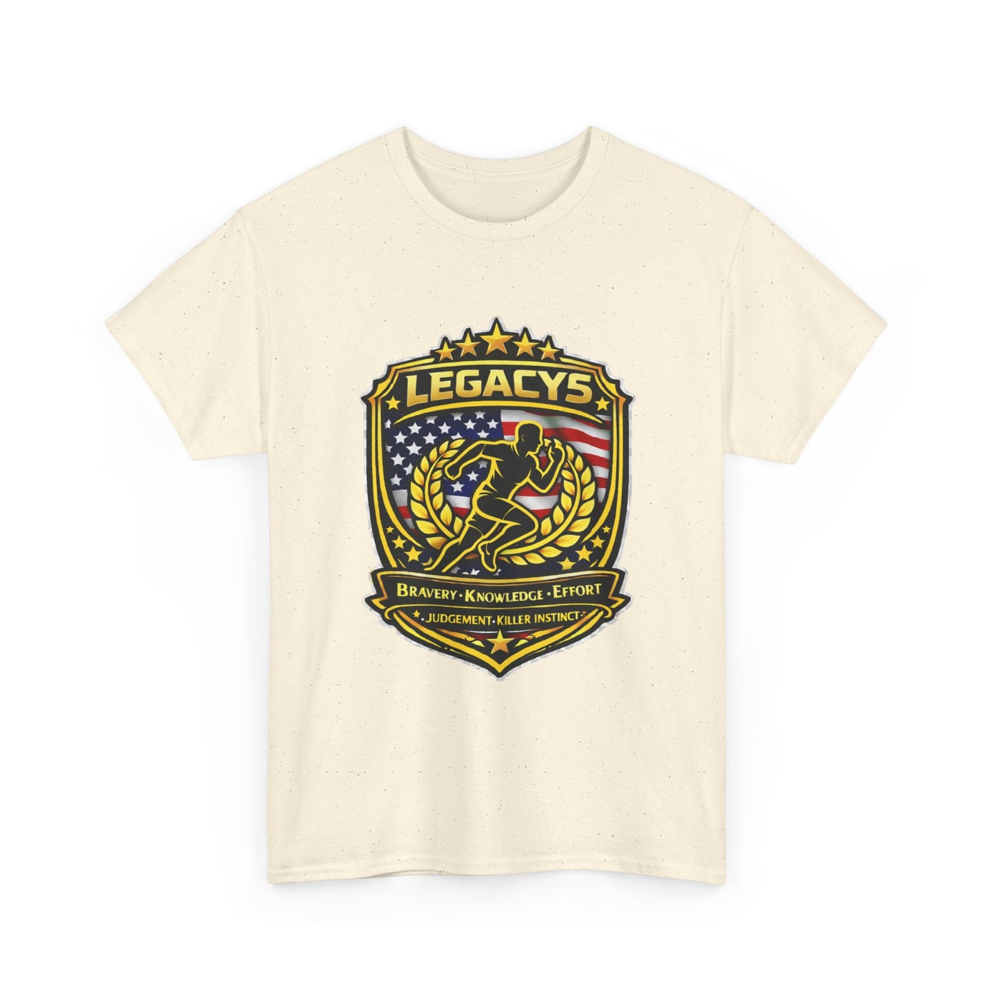 Cross Country / Track - Male Silhouette Legacy Shield T-Shirt