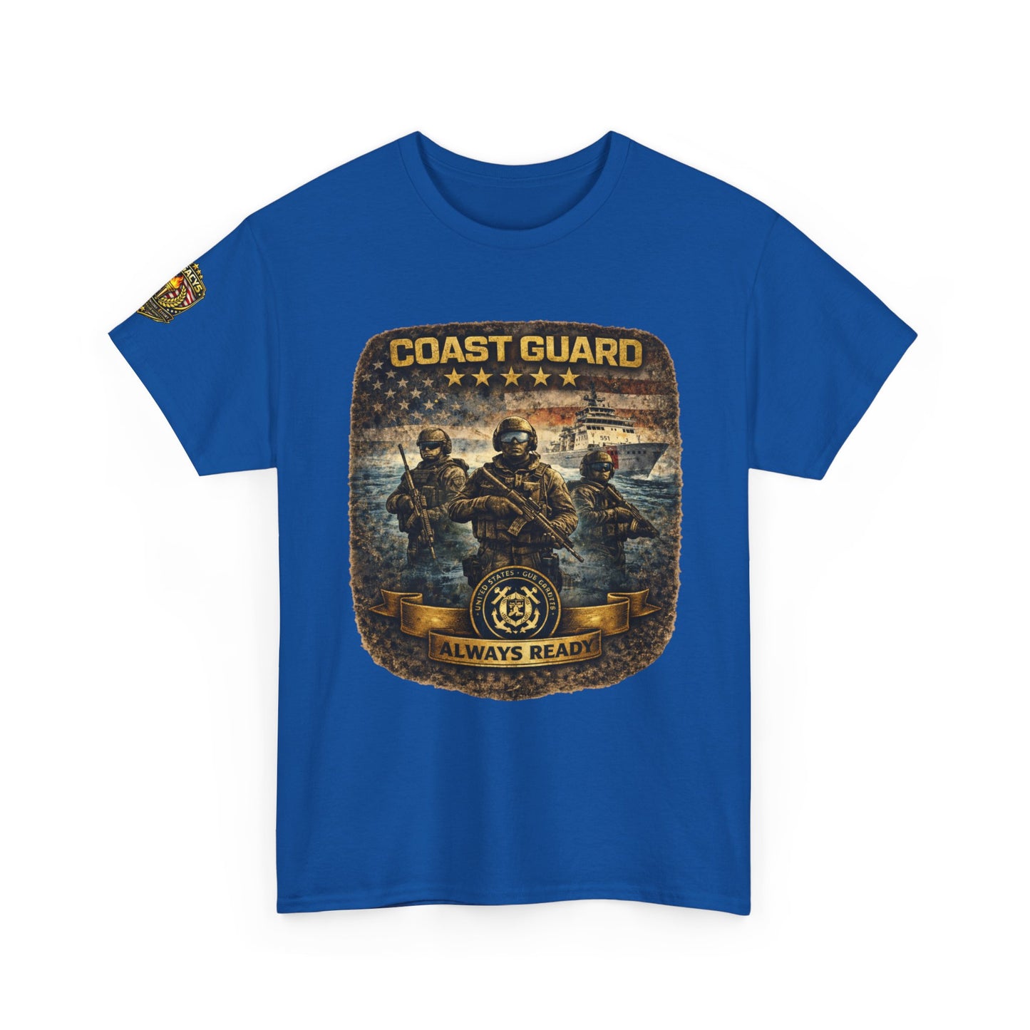 Coast Guard "Always Ready" â€” Military Tribute Tee w/ Legacy 5 Brand Crest