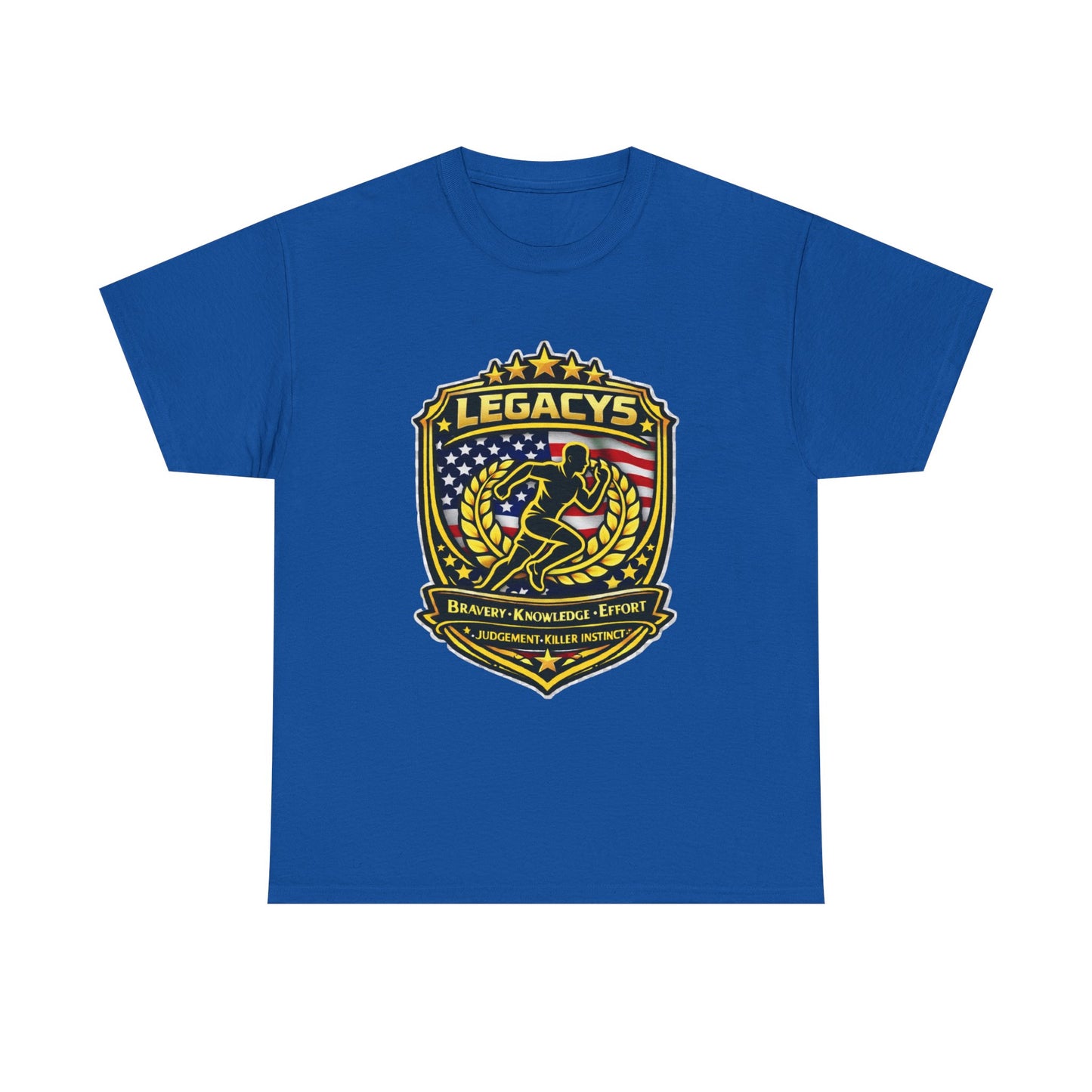 Cross Country / Track - Male Silhouette Legacy Shield T-Shirt