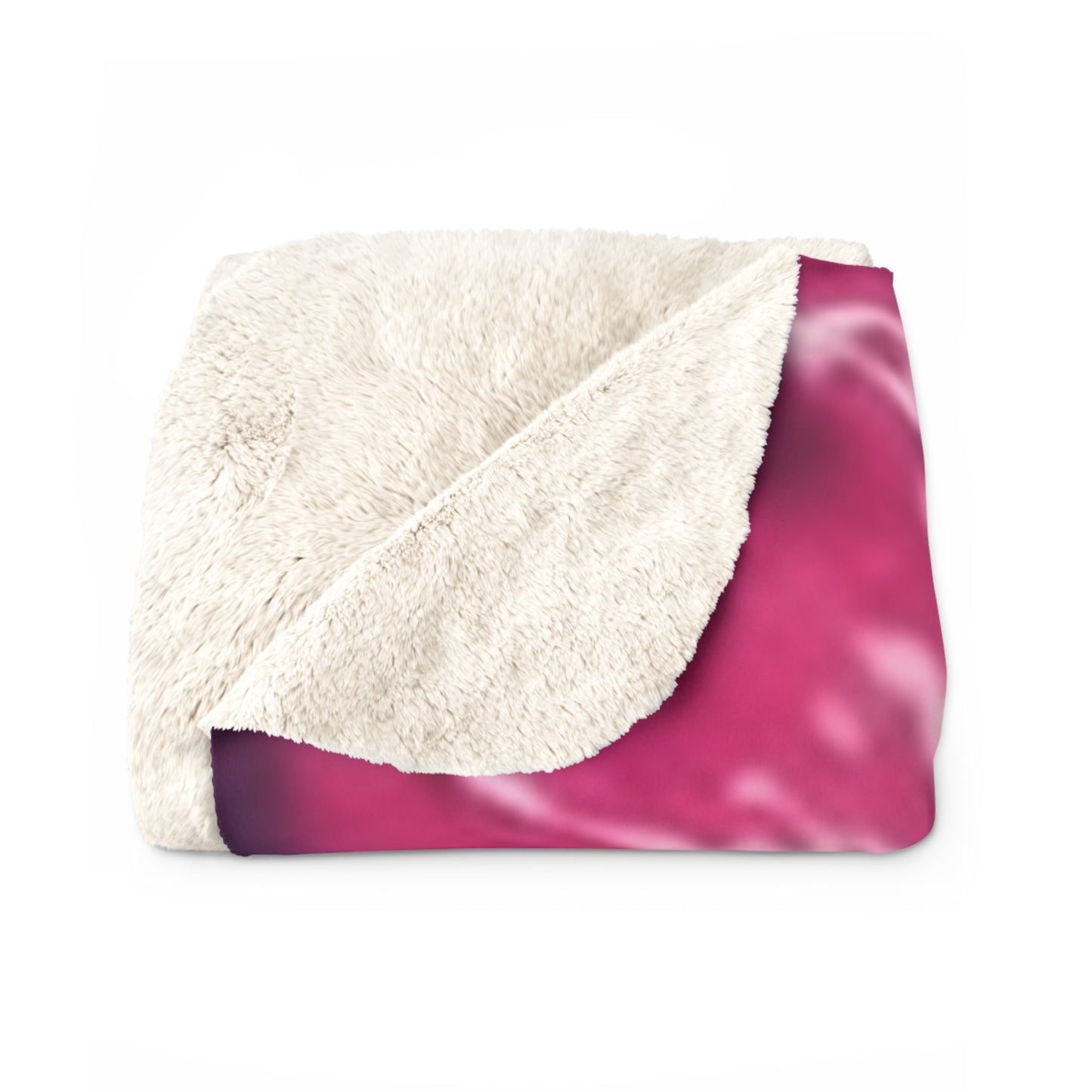 Tie-Dye Spiral Sherpa Blanket — Colorful Cozy Fleece Throw