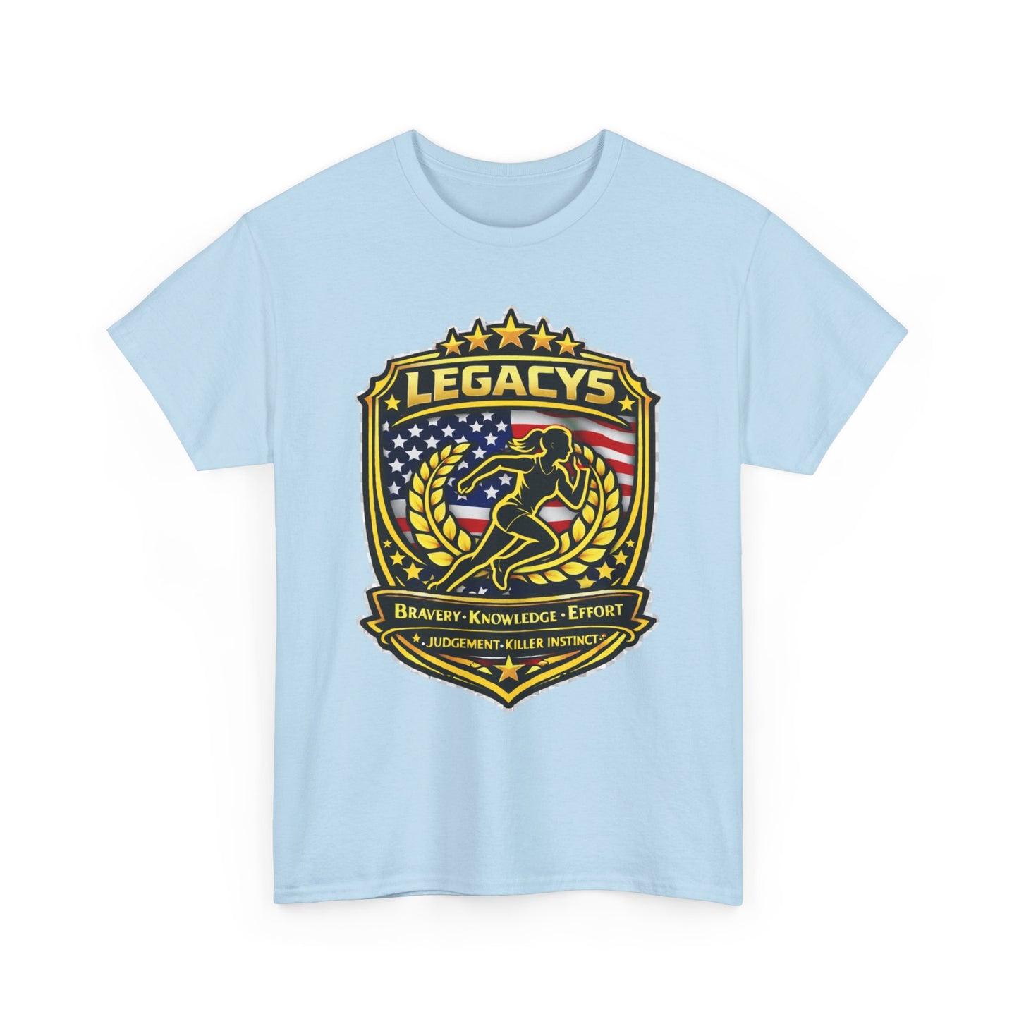 Cross Country/ Track - Female Silhouette Legacy Shield T-Shirt