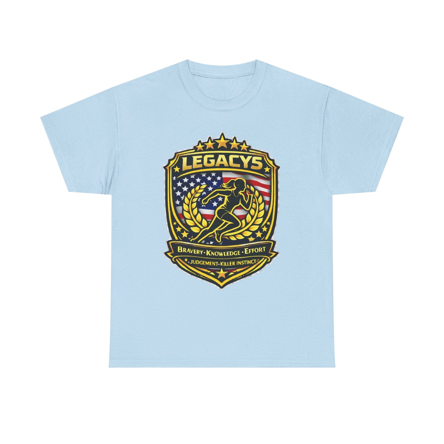 Cross Country/ Track - Female Silhouette Legacy Shield T-Shirt